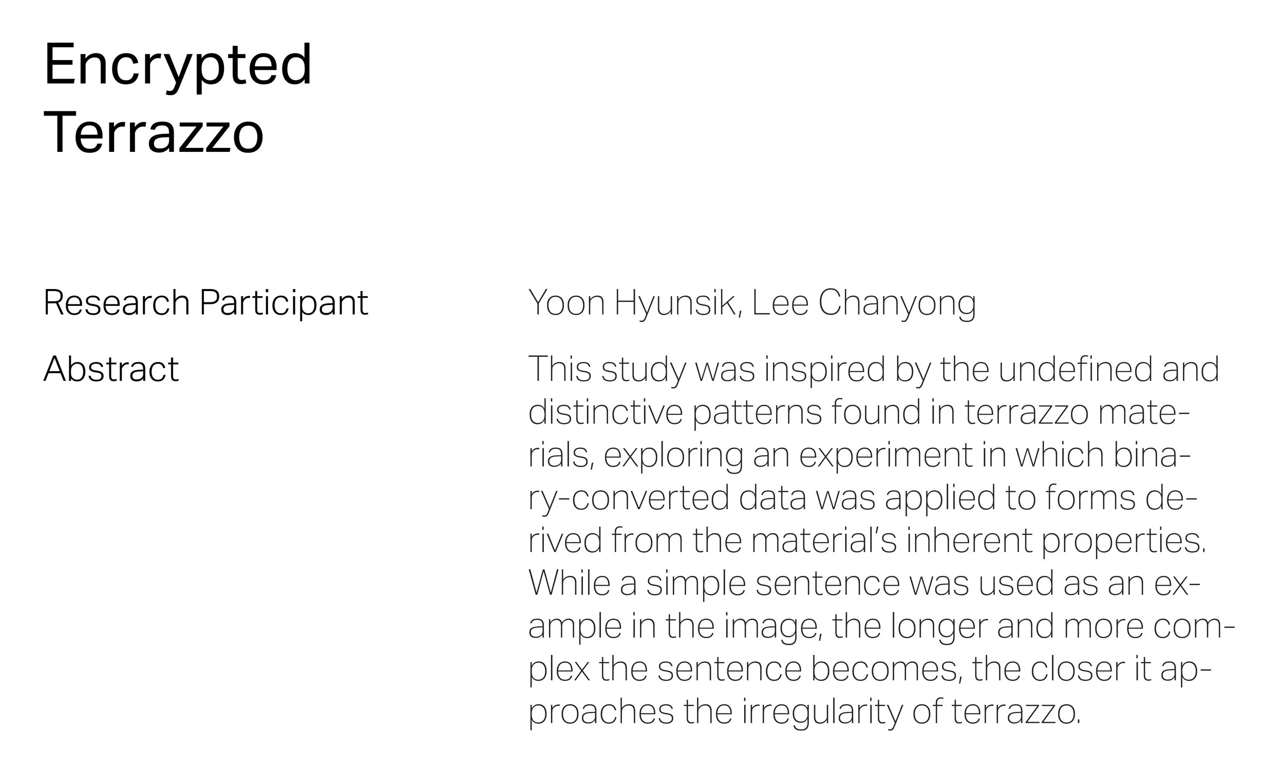 TOOOC(우와우). TOOOC Architects. Research/Lab. 연구프로젝트. 윤현식 건축. 윤현식 건축가. 이찬용 건축가. 젊은 건축가. 건축설계. 건축디자인. 건축프로젝트. 건축연구.