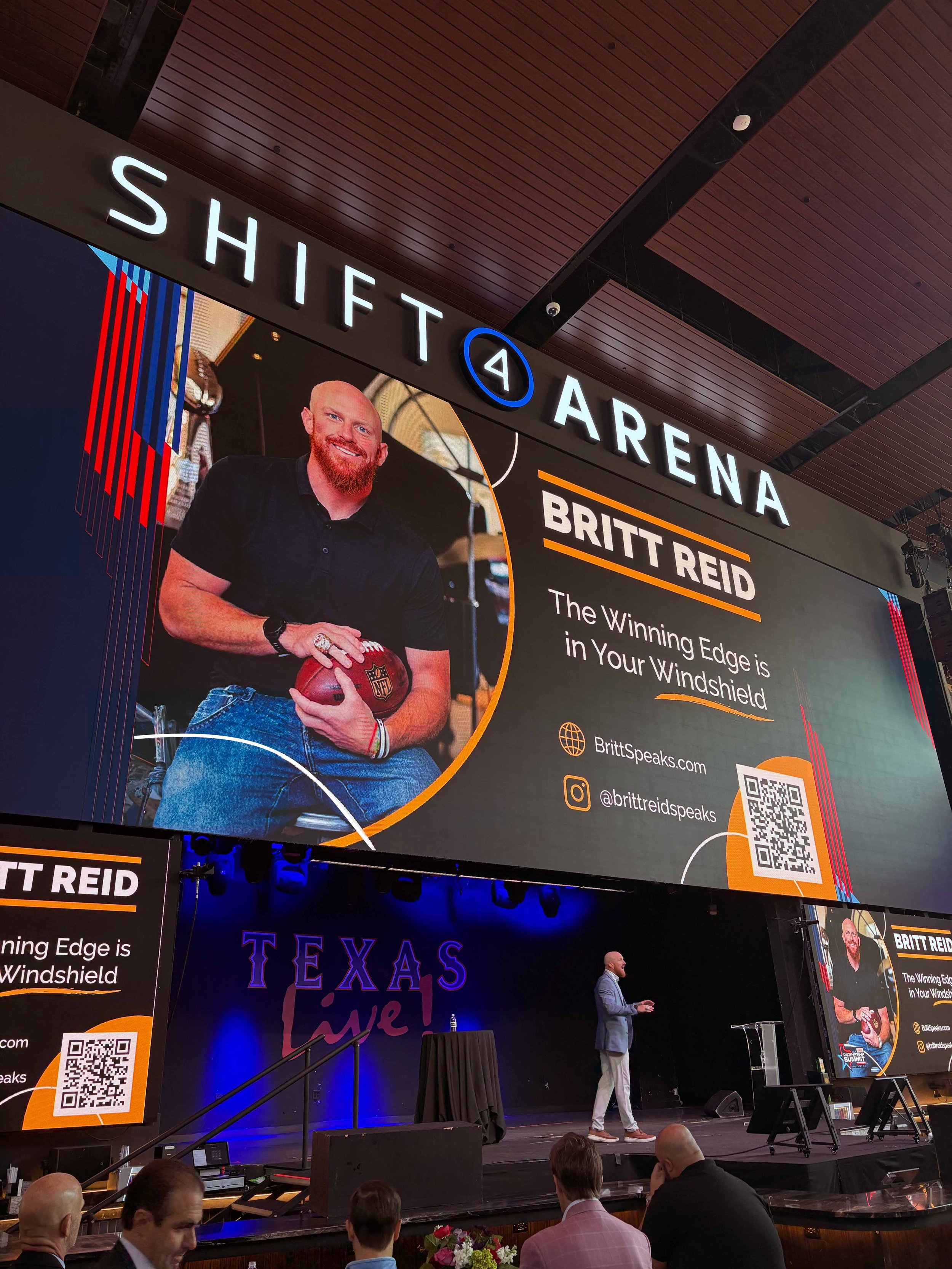 Britt Reid, speaking, former football coach, son of Andy Reid
