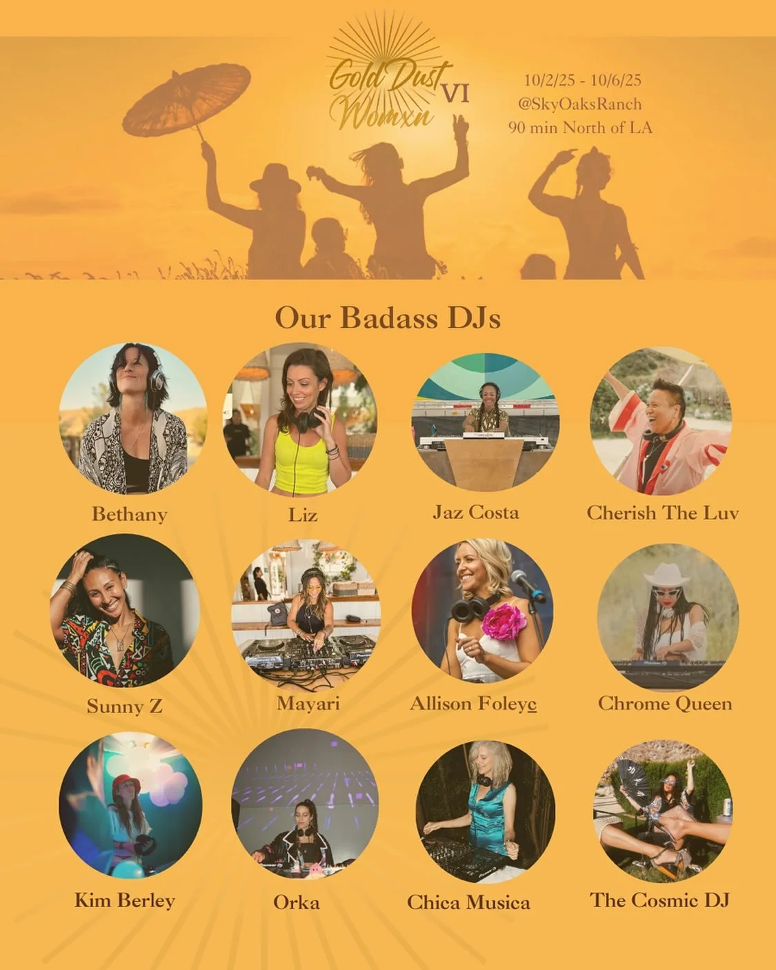 We are turning it up with these talented ladies and will dance like nobody&rsquo;s watching! 🪩💖 

Our stage is for the women who bring the beats and the ones who know how to move to them. 🎶

Join the party 💛🎧✨

A few tickets left! 

#femaledj #w