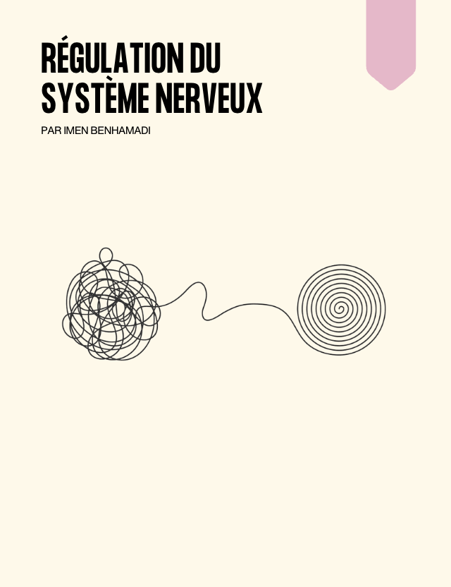 workbook - régulation du système nerveux (anxiété relationnelle)