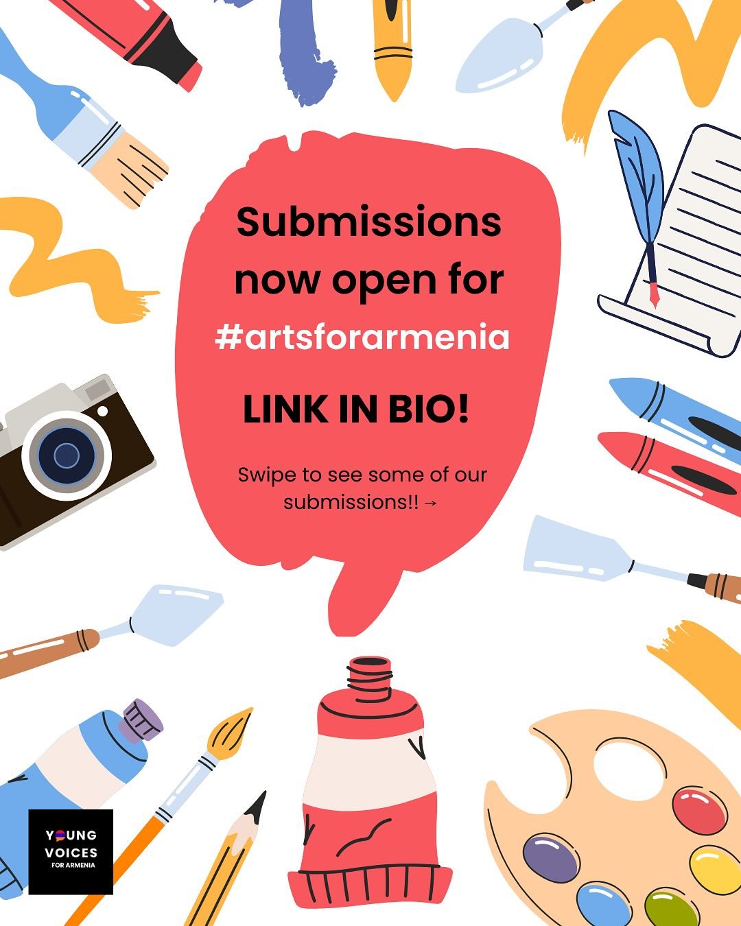 Shoutout to all the INCREDIBLE artists who&rsquo;ve submitted to #ArtsForArmenia&mdash;an online exhibition initiative celebrating Armenian heritage through art, memory, and storytelling!

From paintings to videography, your work is keeping the Armen