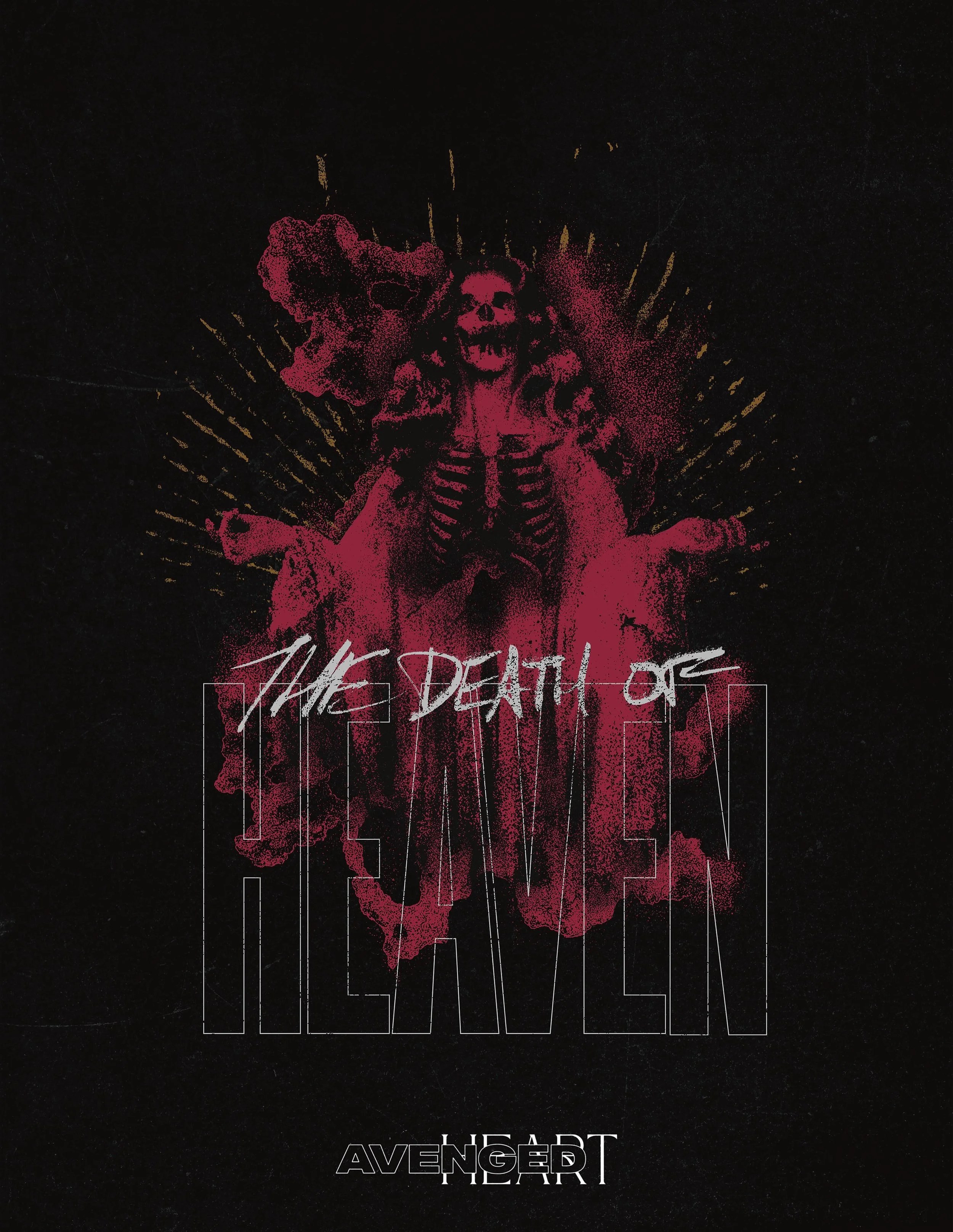 The death of heaven. 

new pre-made going up on the website tomorrow. 

#graphicdesign #merchdesign #premadedesign #forsale #avengedheart