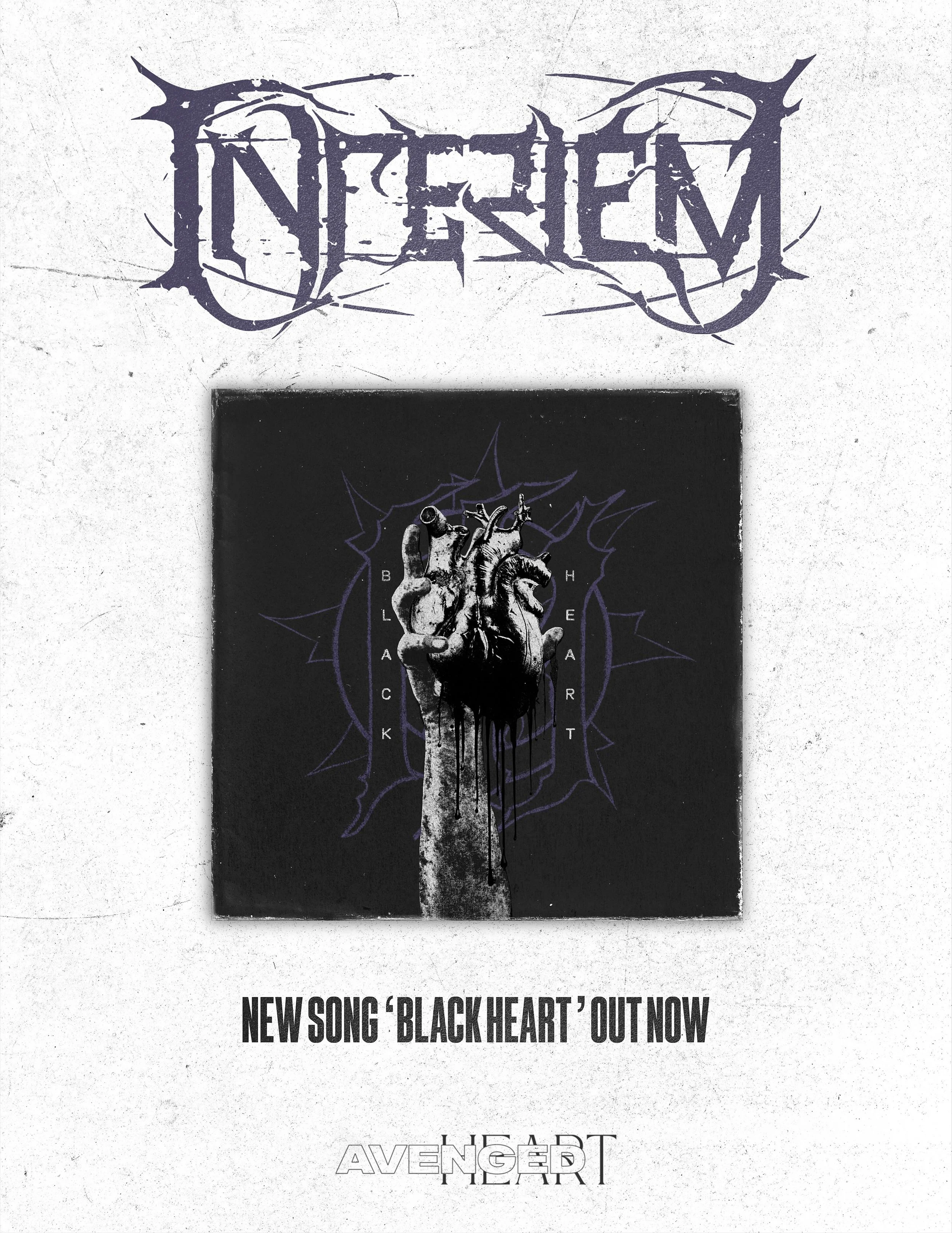 I had a great time working with @inferiemband putting together this cover art for their new song.

Go give them a follow and listen to &lsquo;Black Heart&rsquo; now!

#graphicdesign #coverart #metal #inferiem #blackheart