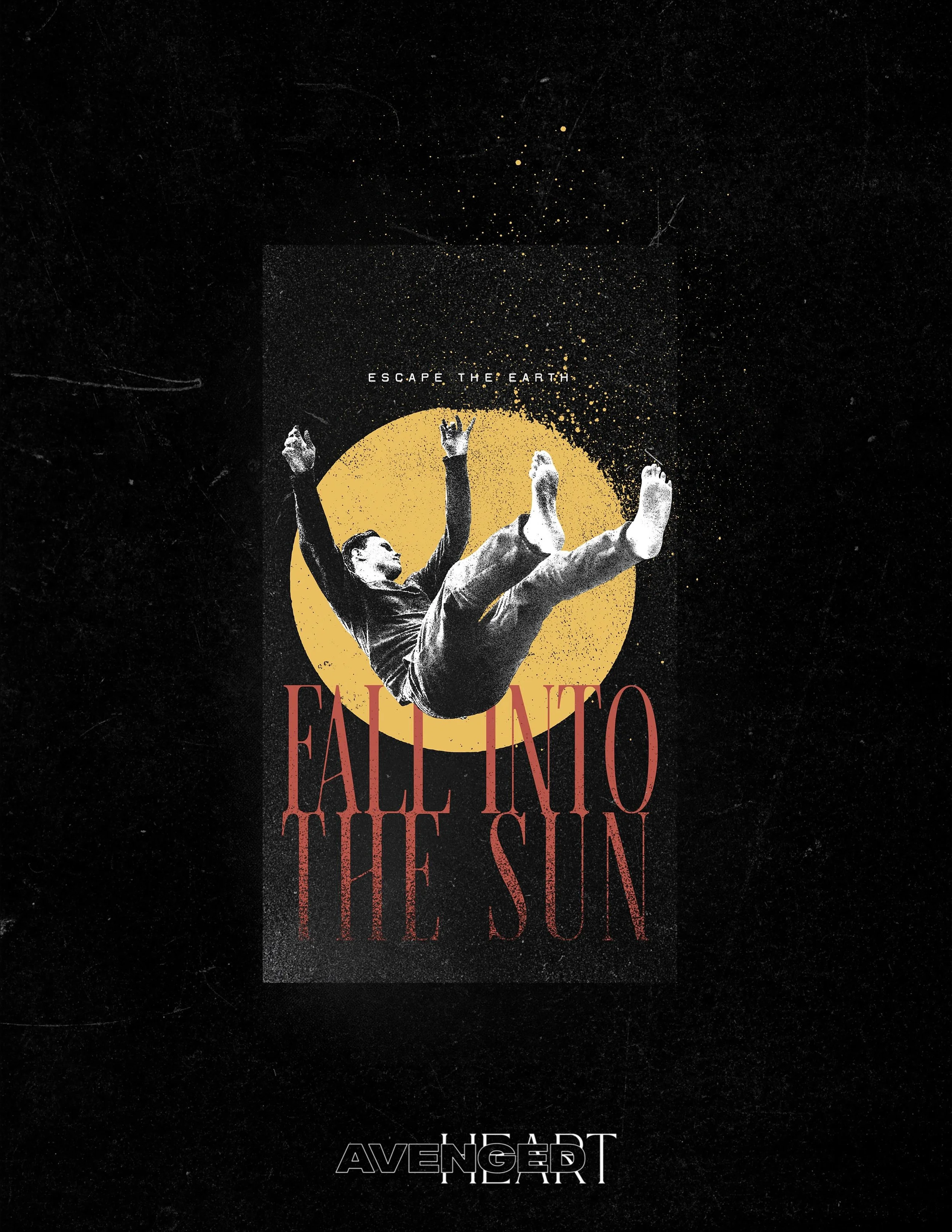 A few weeks ago I had one of them dreams where you&rsquo;re falling endlessly. 
So you get another falling man design. 

The theory now is that we dream because it&rsquo;s our brain trying to prevent our visual cortex from being taken over by other f