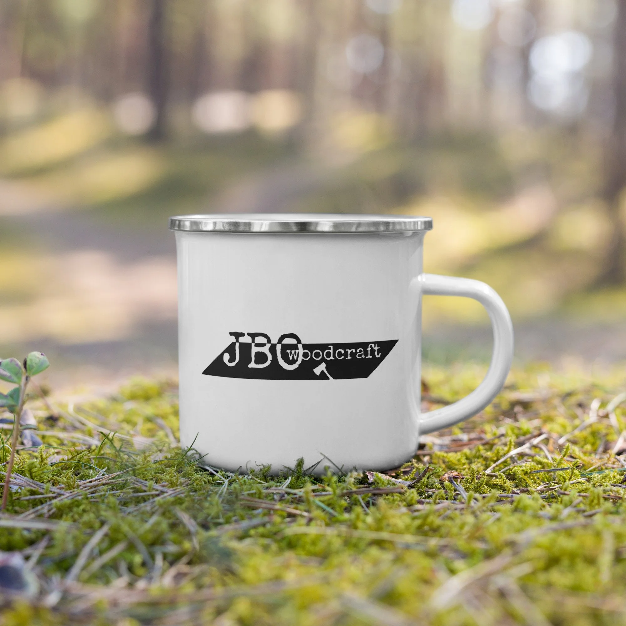 JBO Woodcraft Enamel Mug