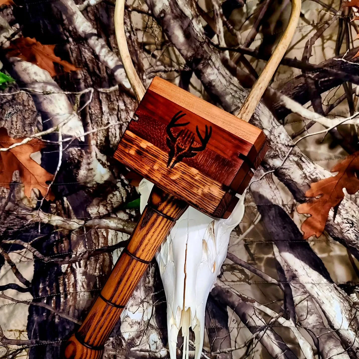 For a Meateater by a Meateater
.
.
I started watching @the_hunt_kitchen awesome game meat recipes videos a while back and have tried a few of his recipes which all came out phenomenal, so I figured he needed a proper custom meat mallet to continue to