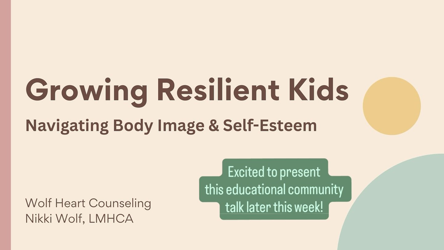 Counting down to my upcoming community talk Growing Resilient Kids: Navigating Body Image + Self-Esteem!

Can&rsquo;t wait to chat with parents about helping kids feel strong &amp; confident about their bodies. 💪🏻 👊🏼

#BodyImageMatters #GrowingRe
