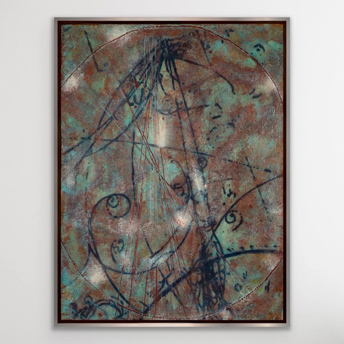 .
⚡️This is one of four from my Frequencies series, which aims to transcend the visible world and dive into the very essence of reality. Each painting serves as a portal to the wonder of hidden energies and intricate molecular dances that we cannot s