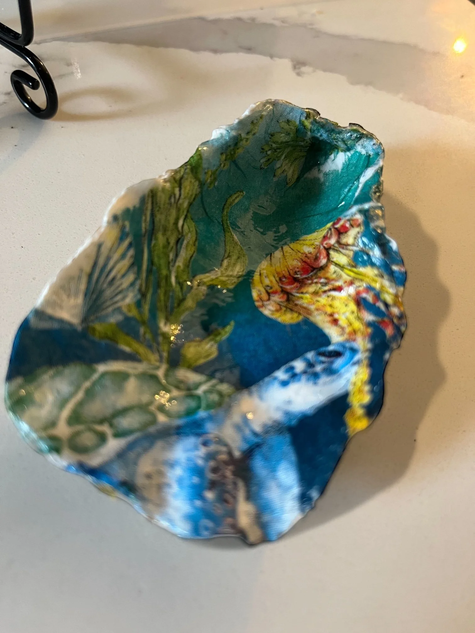 Sea Life Decorative Shell Oyster Jewelry Dish