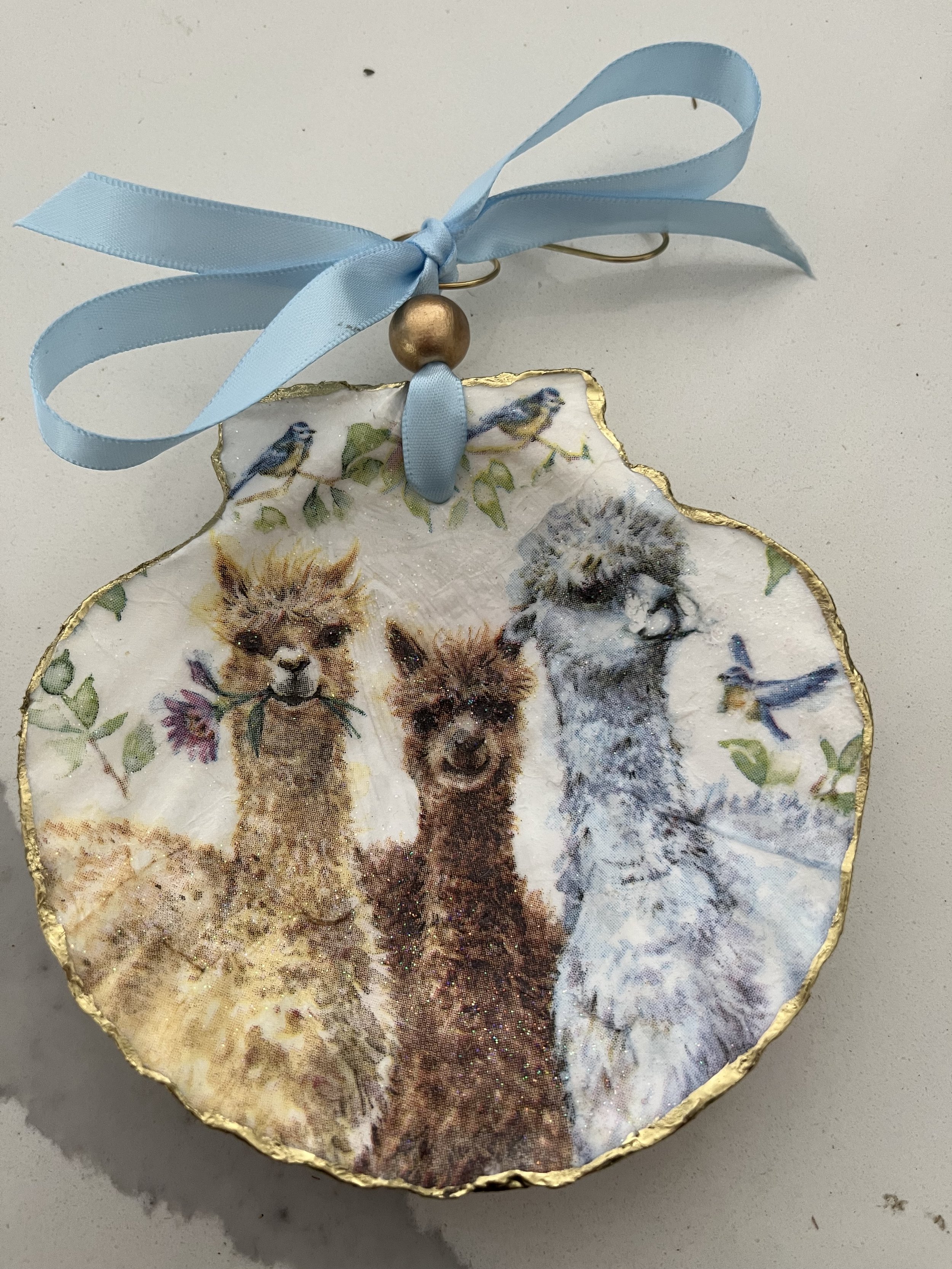 Llama Decorative Shell Front