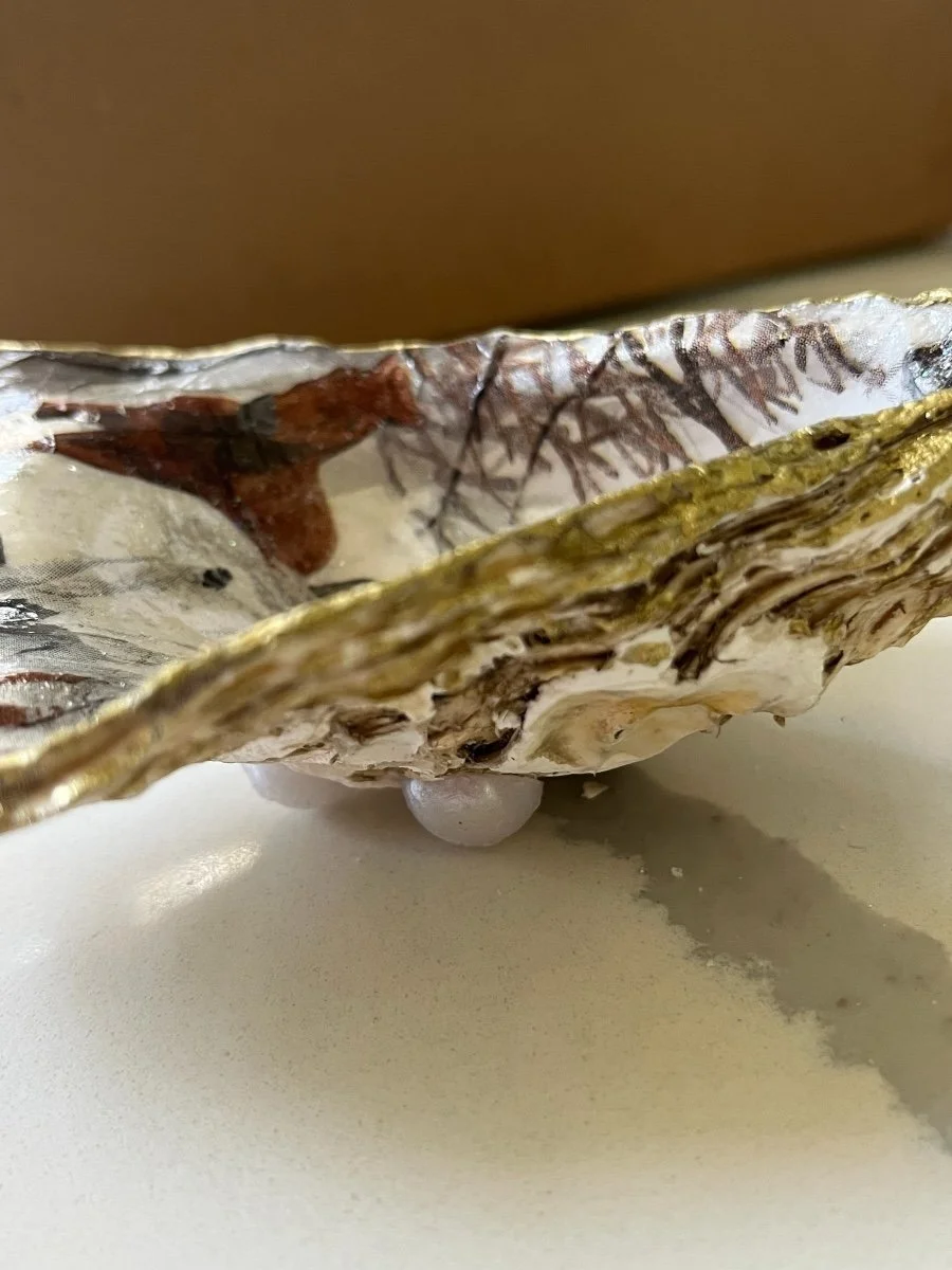 Oyster Dish Side View