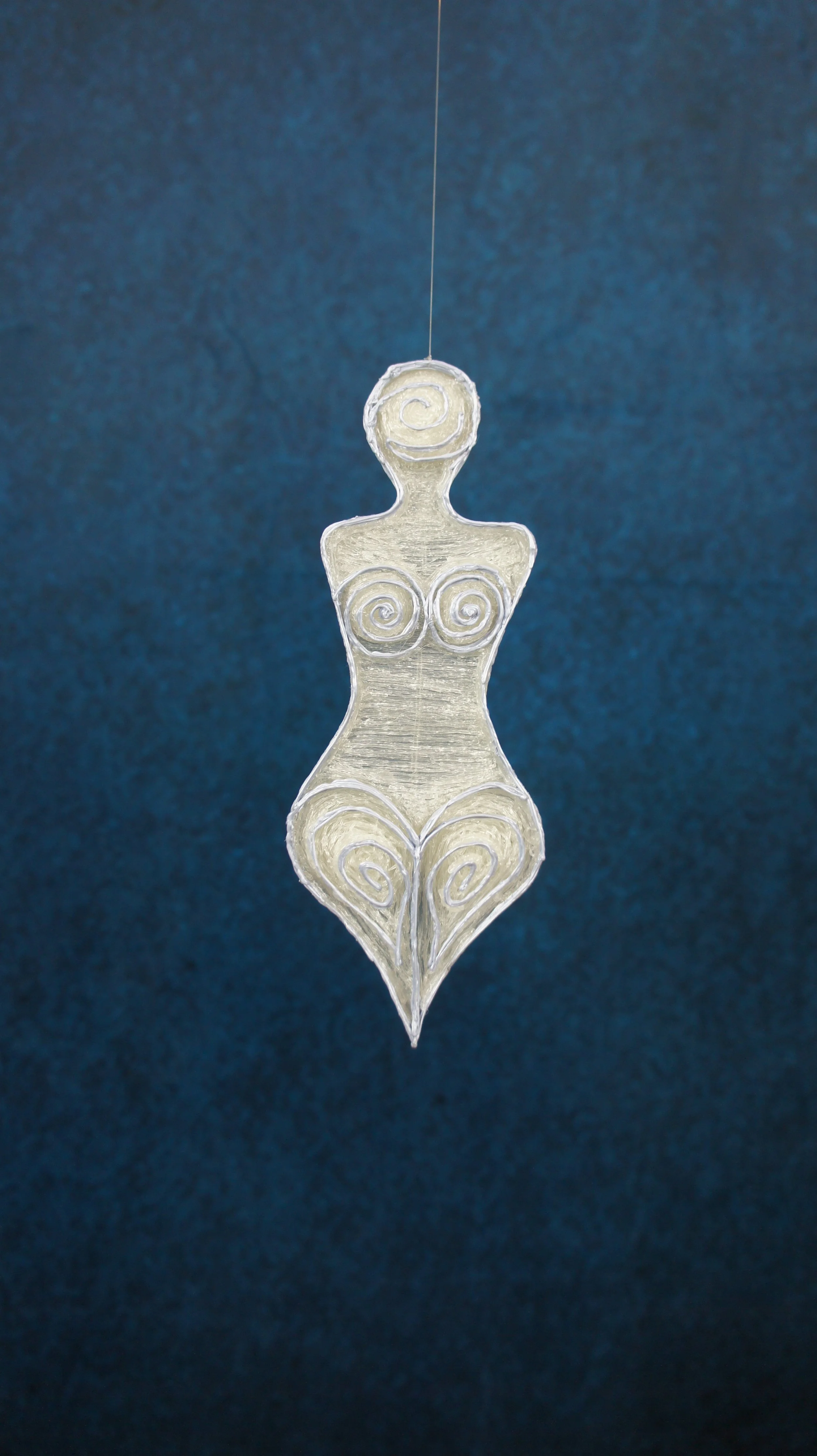 Spiral glowing heart