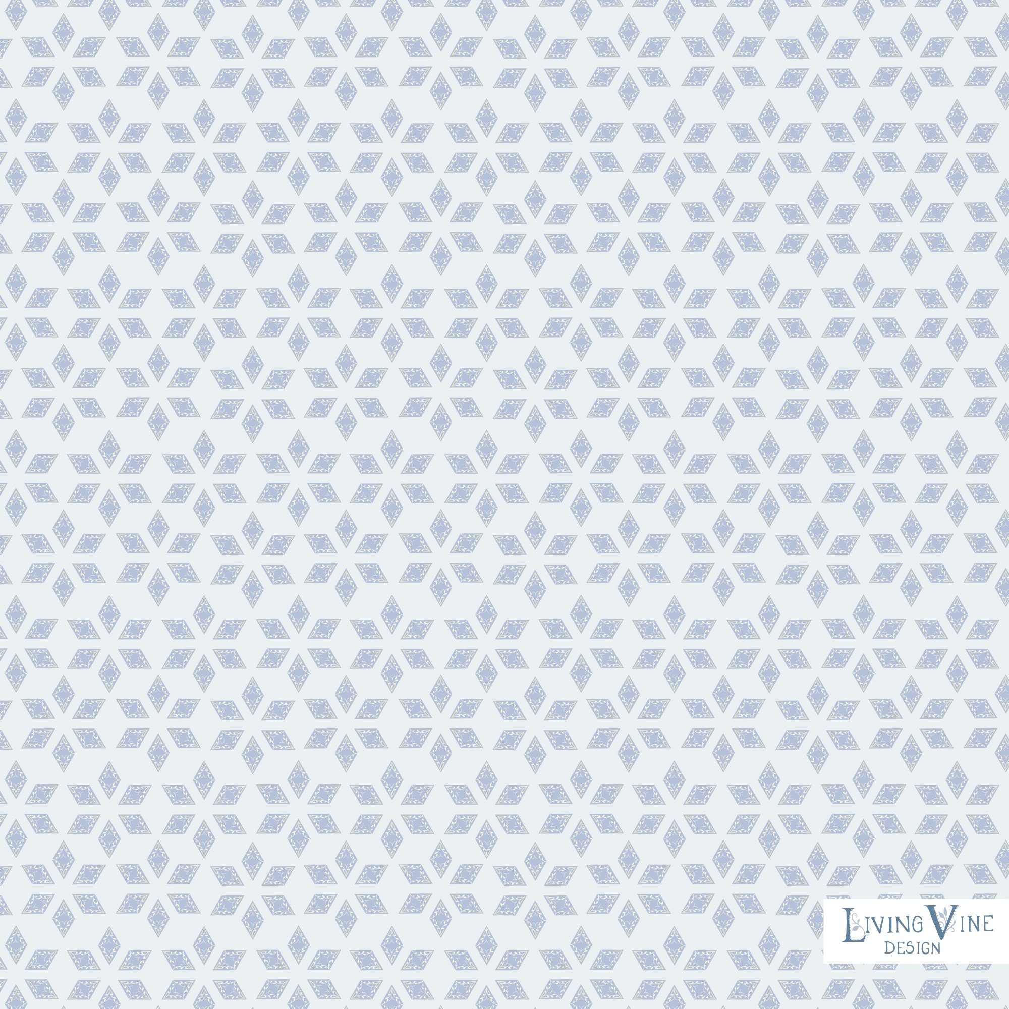 Geometric Florals - Organic Petals - Afternoon Colorway