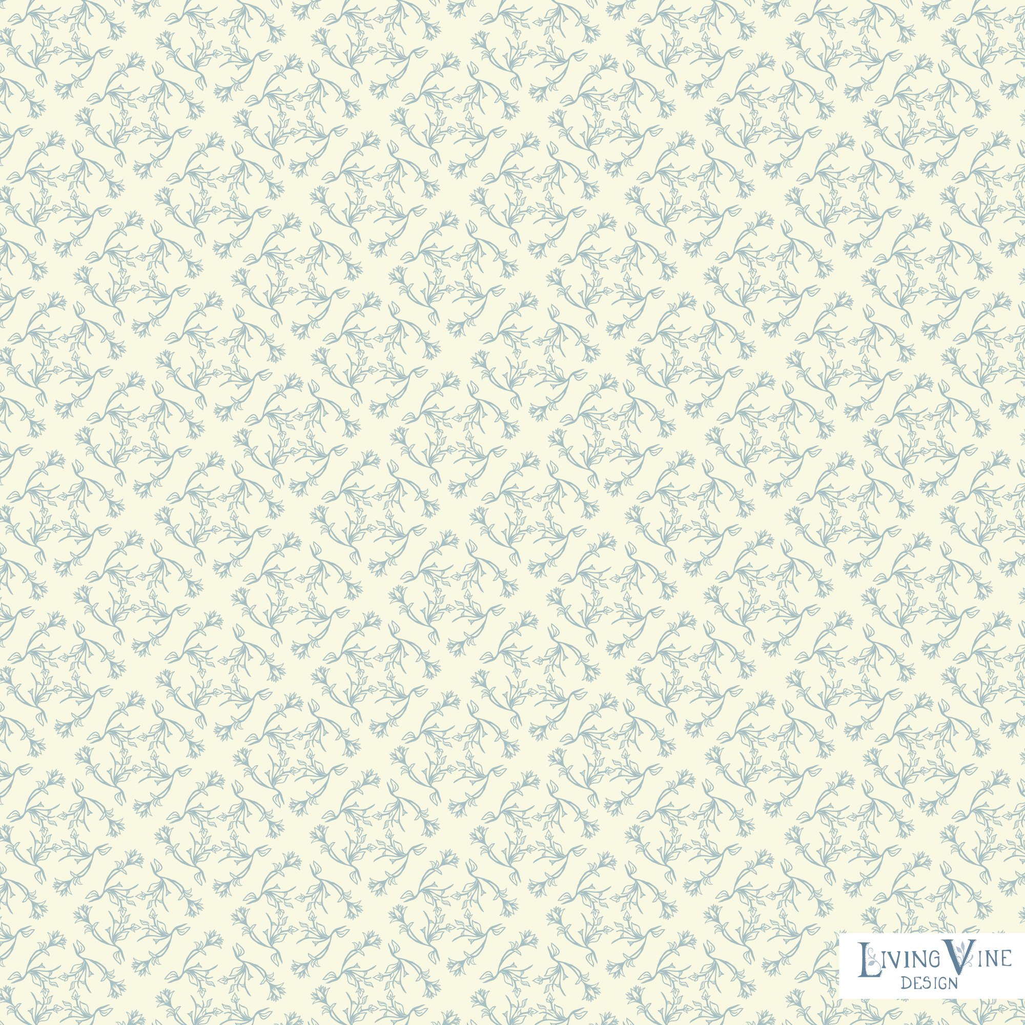 Refreshing Florals - Organic Diamonds of Florals - Afternoon Colorway