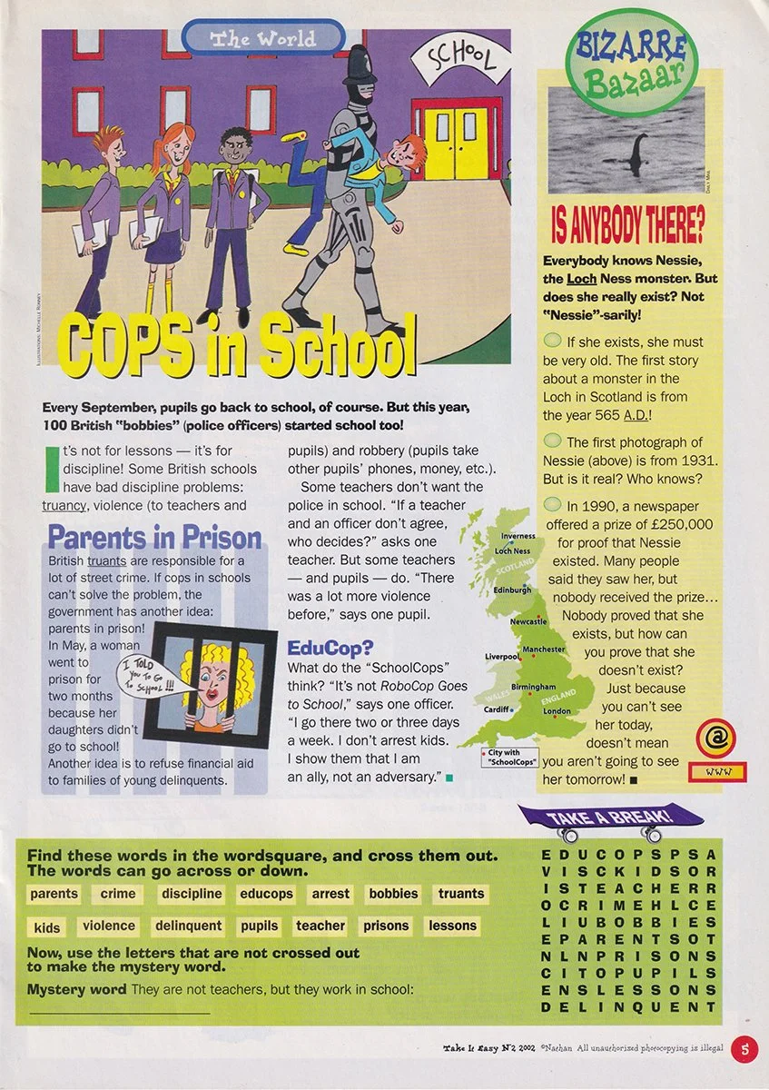 Editorial illustration for Take It Easy magazine