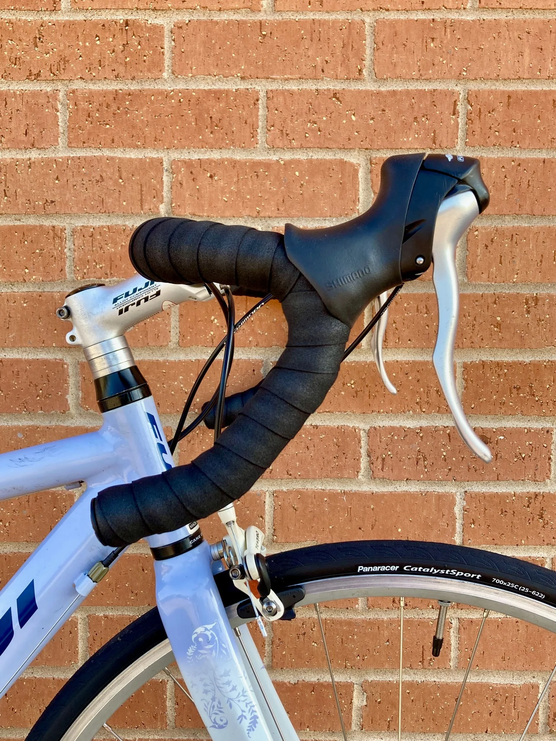 Fuji Finest 2.0 (Size XS), handlebars from the side