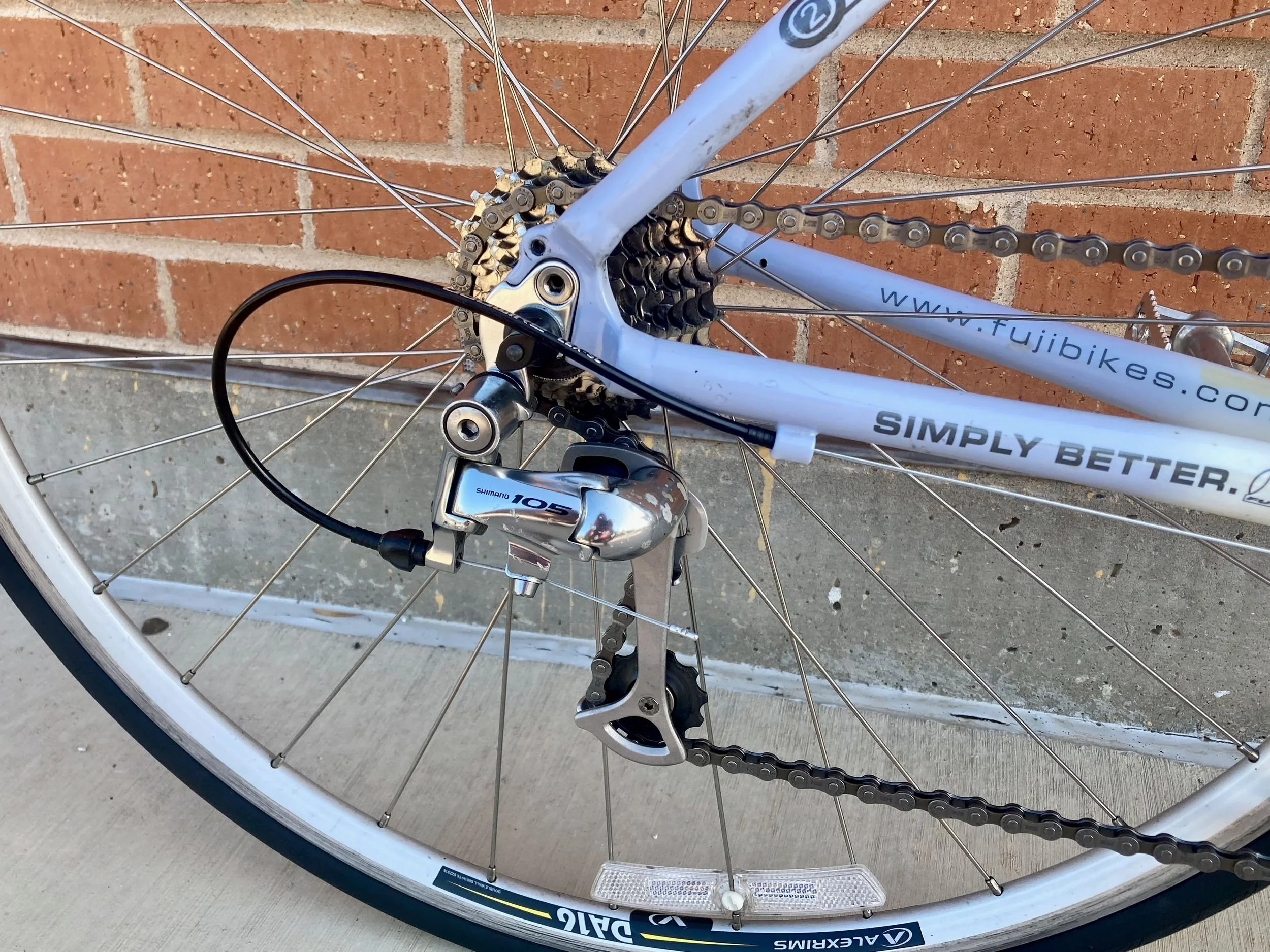 Fuji Finest 2.0 (Size XS), rear drivetrain