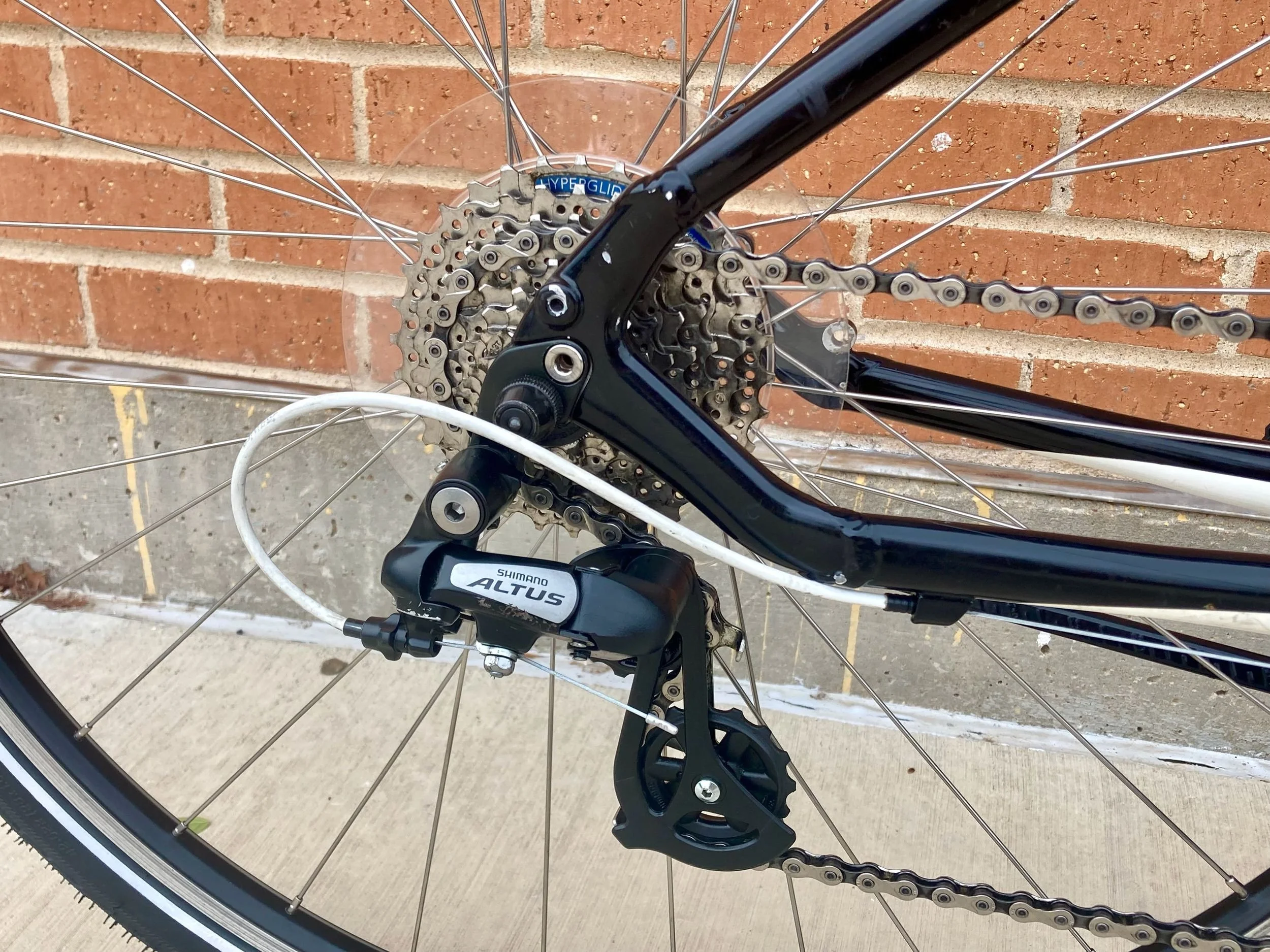 Specialized Crosstrail (Size M), rear drivetrain