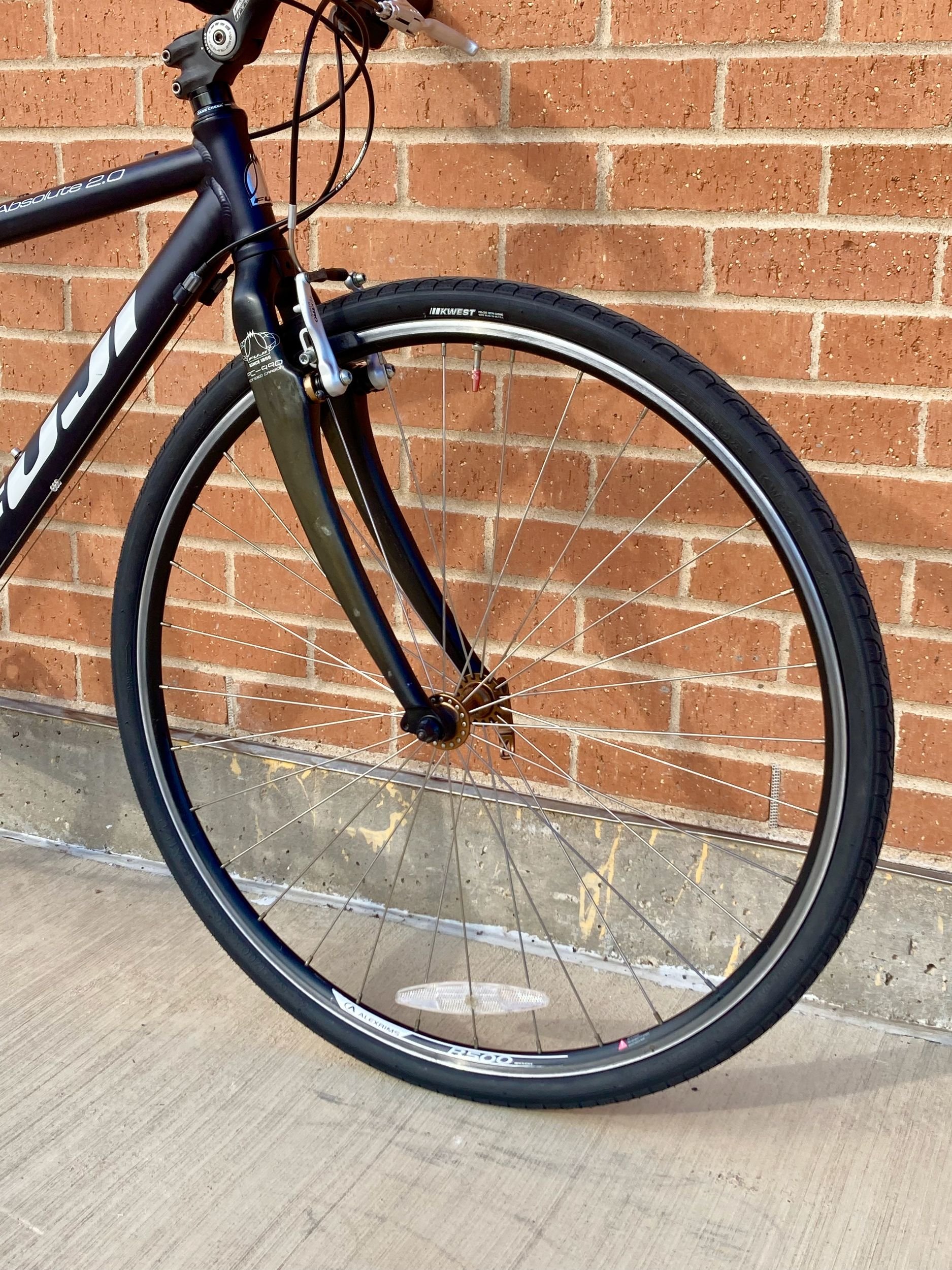 Fuji Absolute 2.0 (Size M), front wheel and fork
