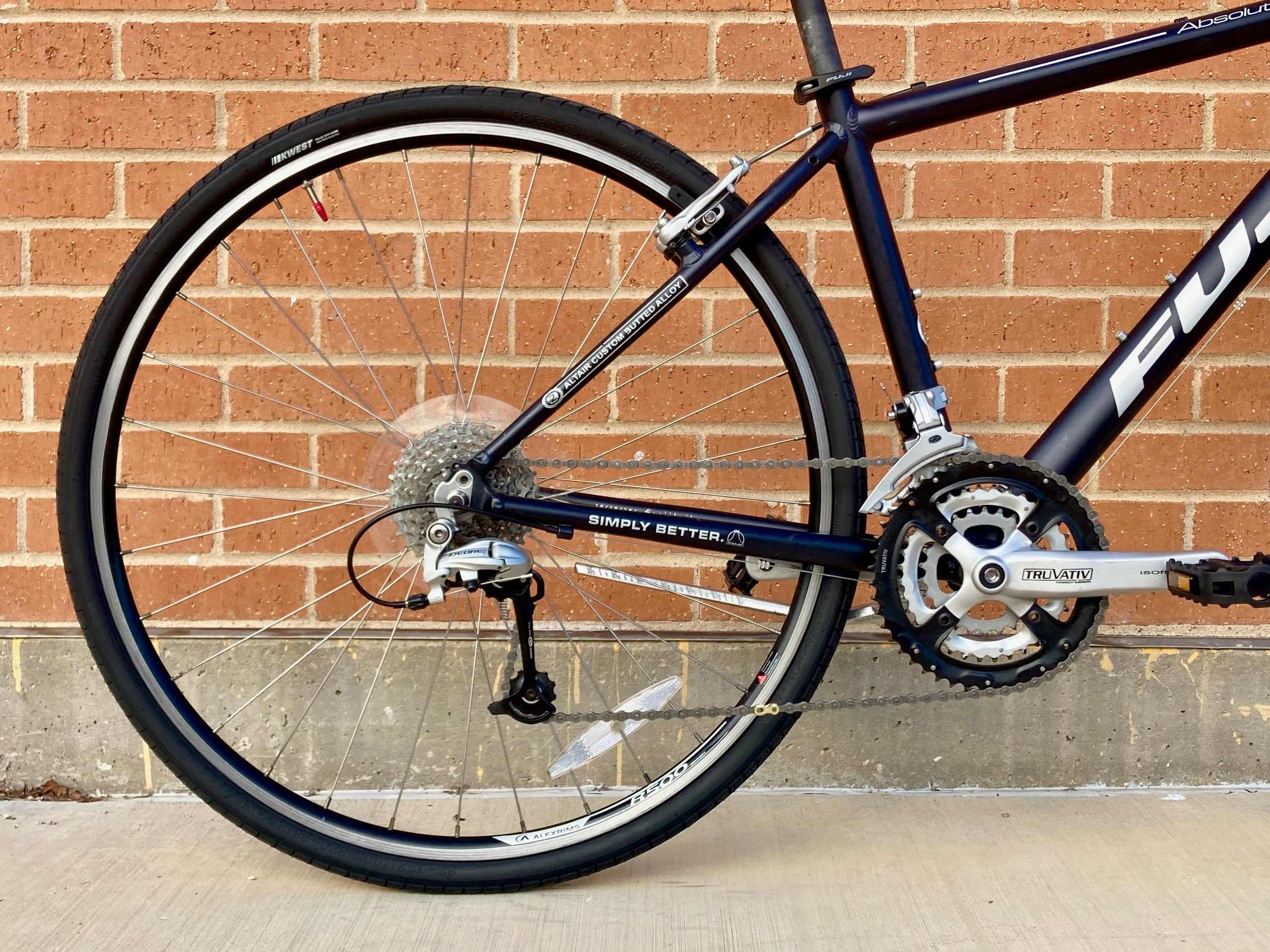 Fuji Absolute 2.0 (Size M), rear wheel and drivetrain