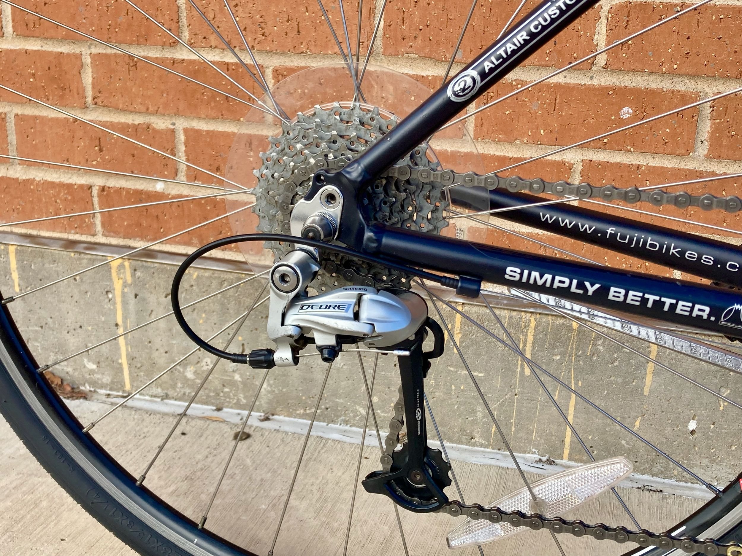 Fuji Absolute 2.0 (Size M), rear drivetrain