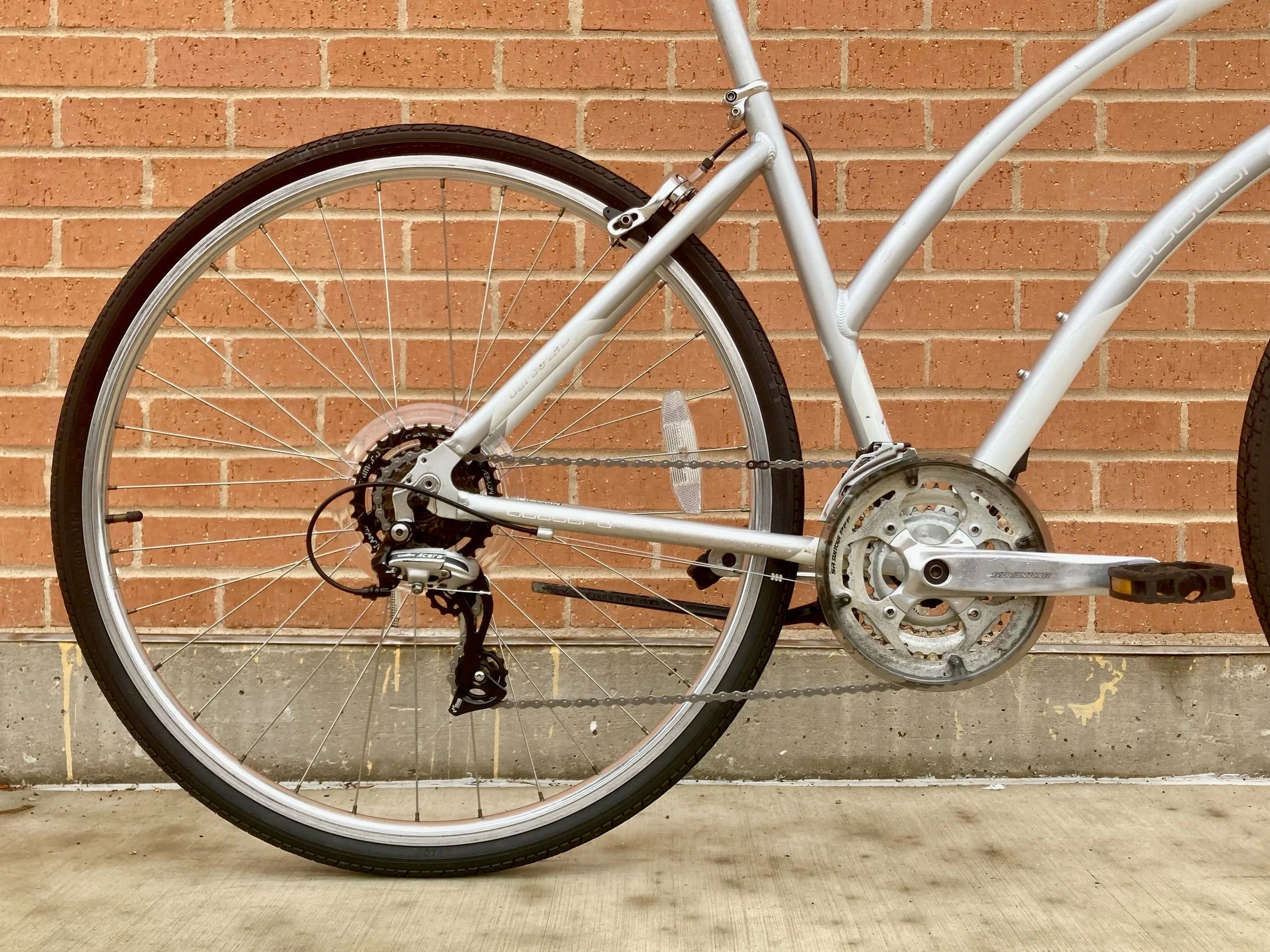 Electra Verse 21D (Size M), rear wheel and drivetrain