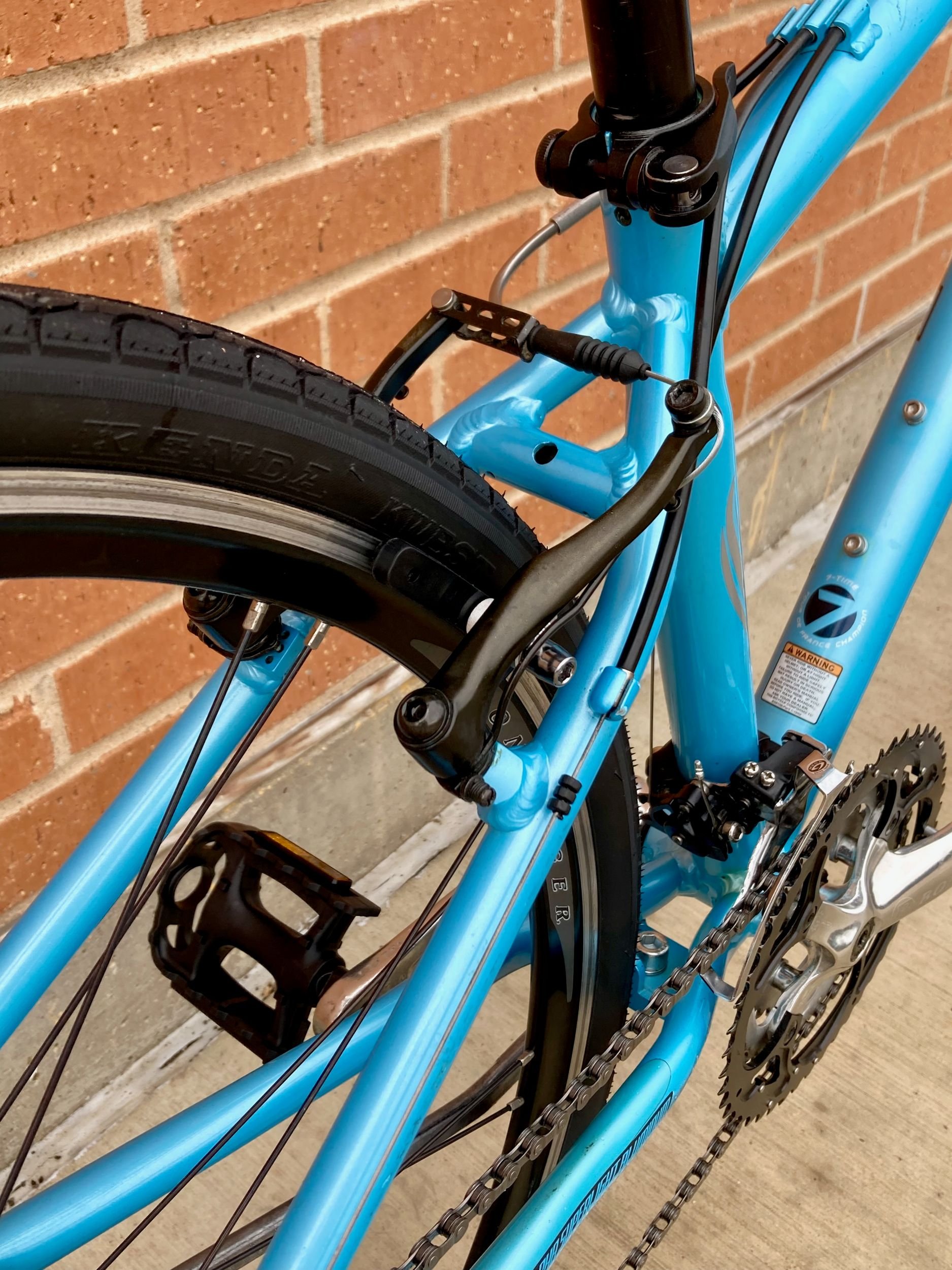 Trek 7.5 FX WSD (Size S), rear end detail