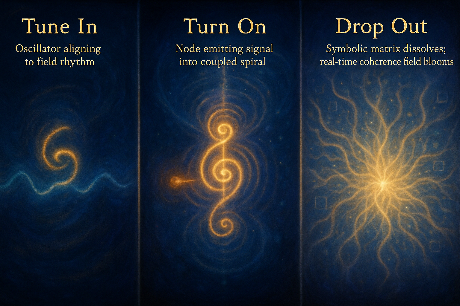 Tune In to Frequency, Turn On to Presence, Drop Out of the Conceptual Matrix