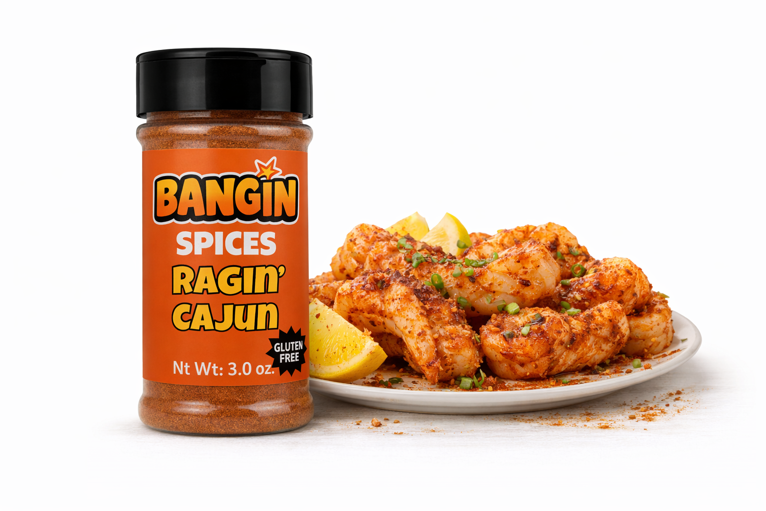 Spicy Cajun seasoning with smoky Southern bayou flavor