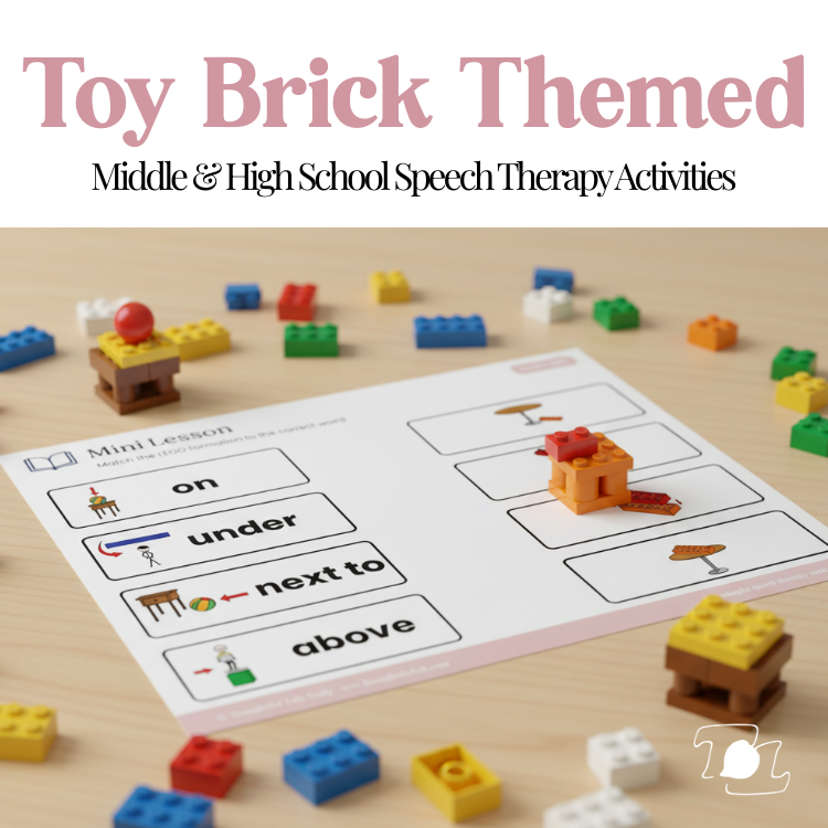 Lego Day Speech Therapy Activities | Secondary SLP