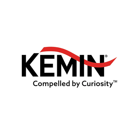 Kemin logo with the tagline "Compelled by Curiosity" beneath it.