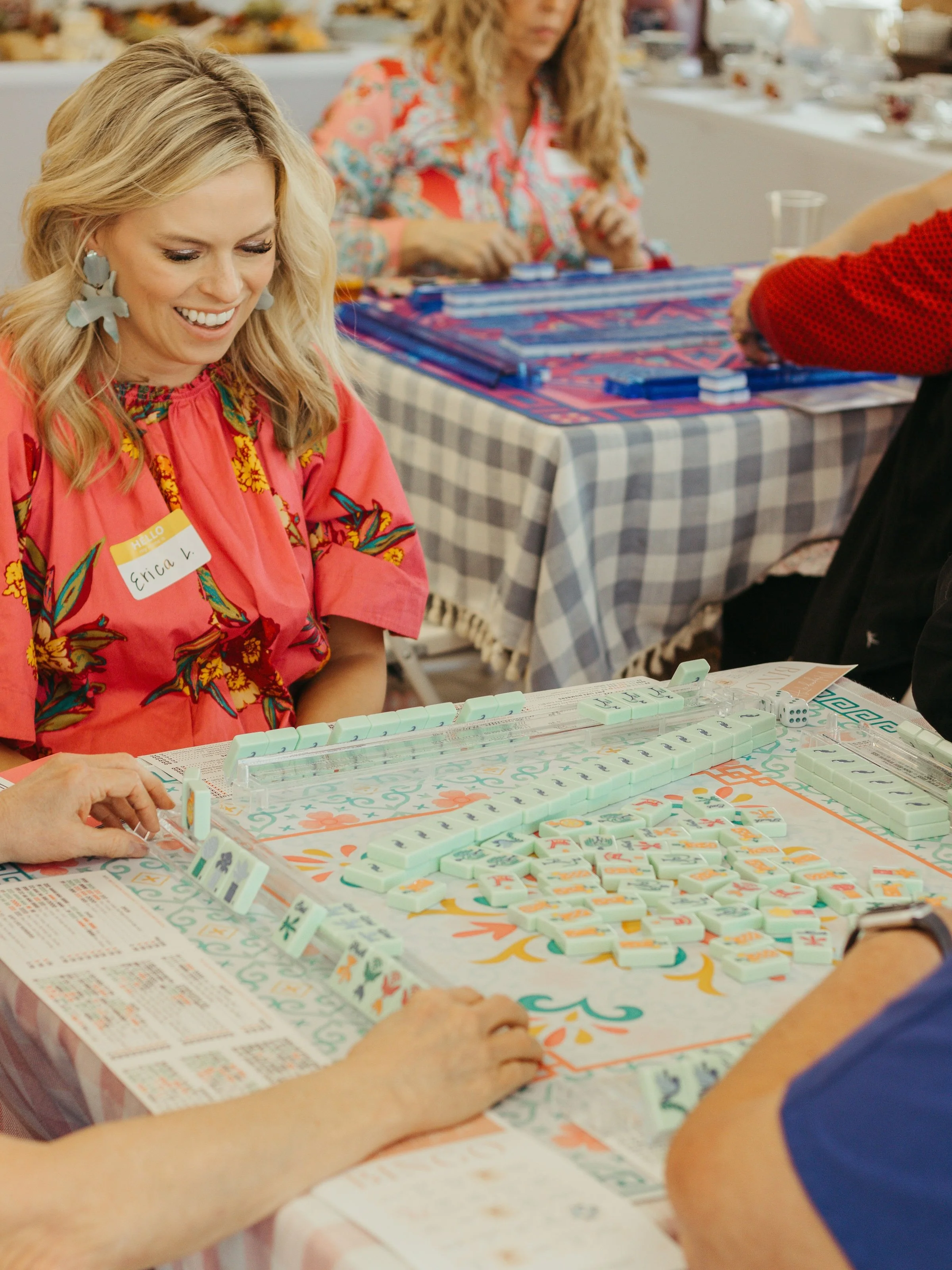 Spent the sweetest afternoon hosting this beautiful fundraising Mahjong event at the studio 🫶🏼 So fun seeing the space filled with laughter, games, pretty details, and sweet friendships all for such a great cause.

One of my favorite things about t