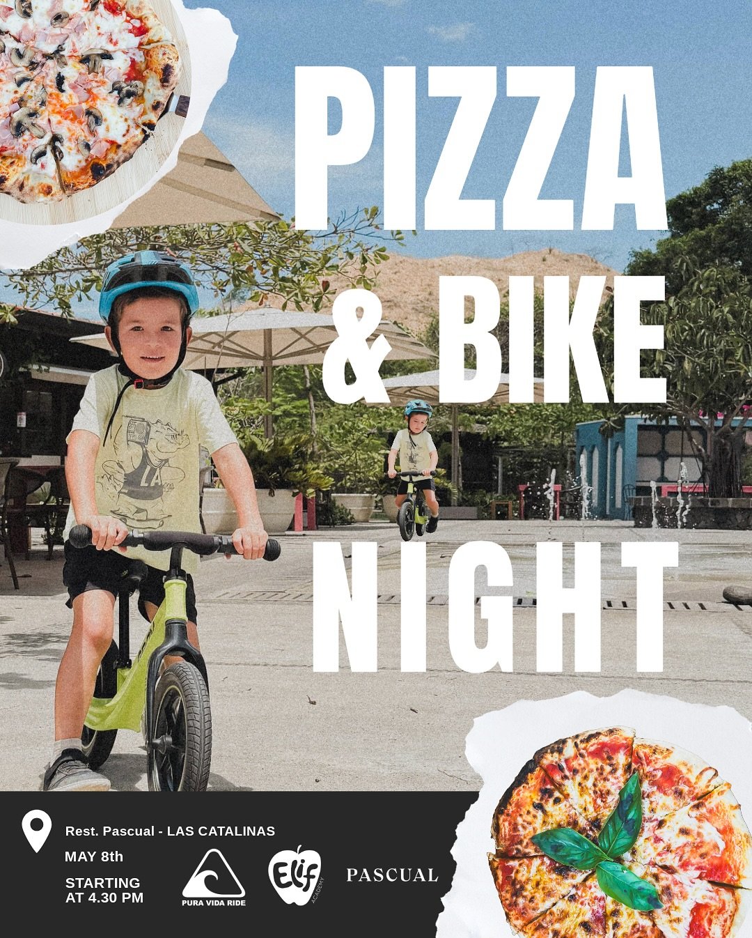 ✨Family Fun Night &ndash; May 8th✨

Looking for the perfect way to wrap up a busy day? Join @pascual_restaurant and @pura_vida_ride for a laid-back evening that&rsquo;s fun for the whole family! Kids can rent Grom bikes and zip around the plaza. Mean