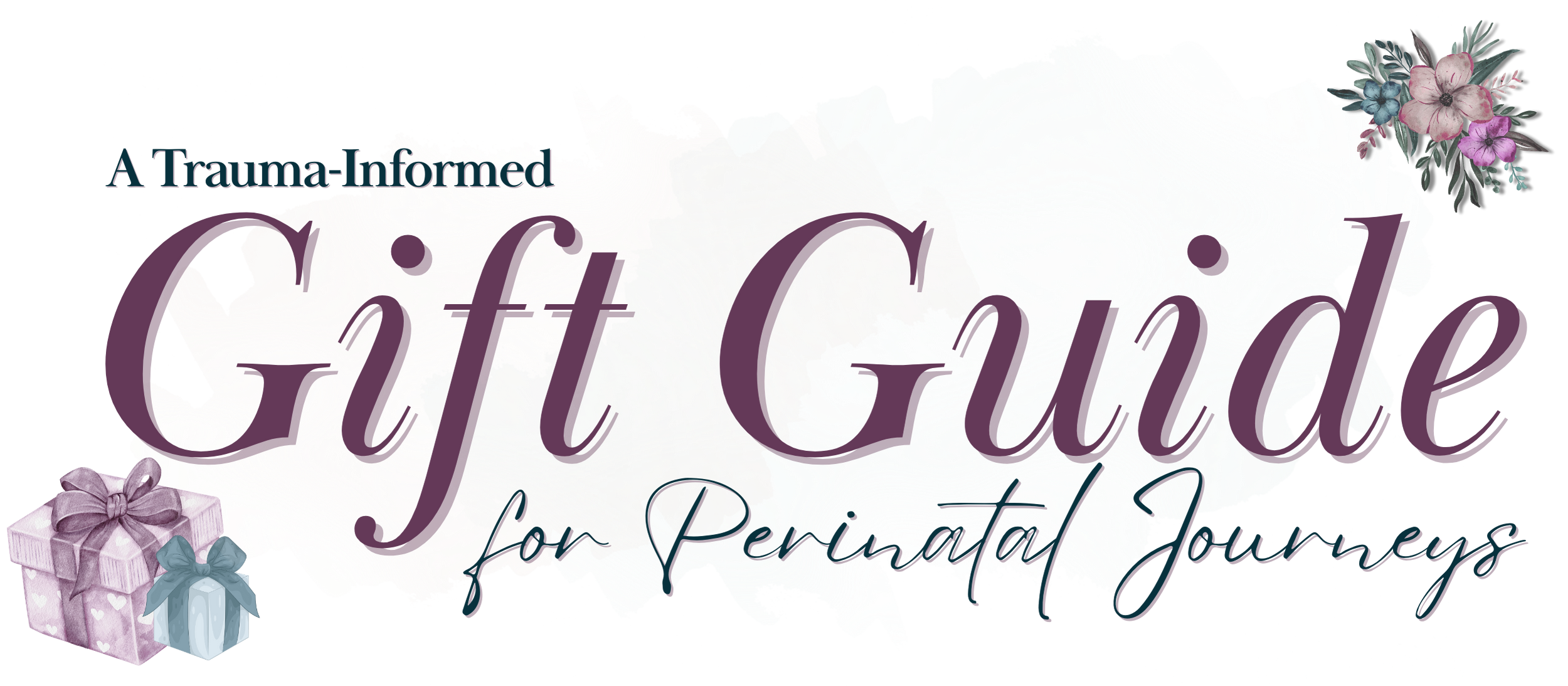 A trauma-informed gift guide for Perinatal Journeys logo