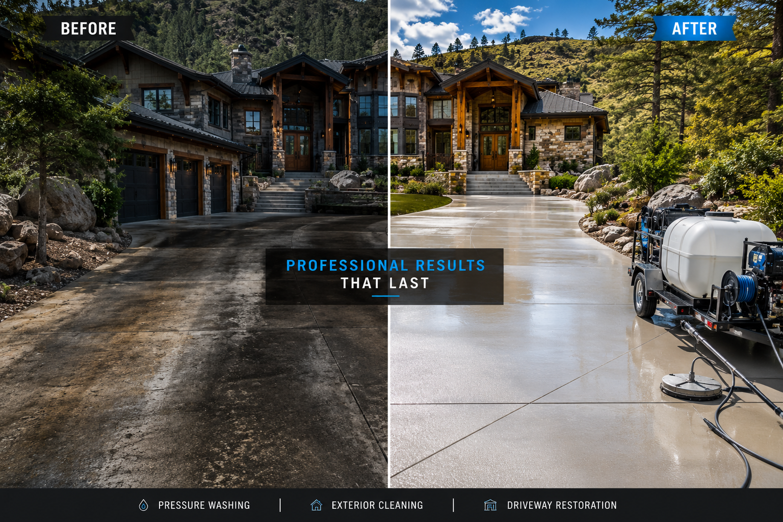 How Dirty Concrete Can Damage Your Property