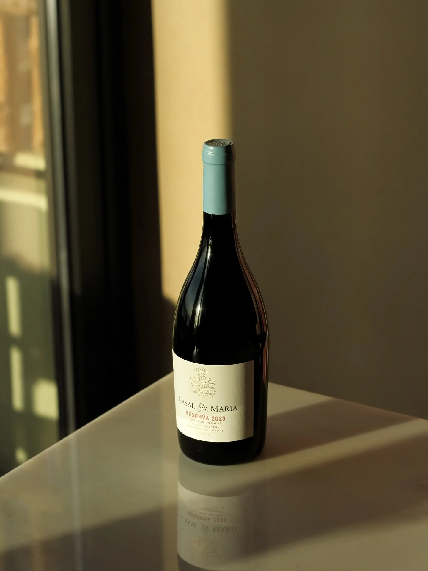 Meet a unique wine produced in the westernmost vineyard of Europe &ndash; a red Reserva from Casal Sta. Maria.

Crafted on the slopes of Sintra, it reflects a distinctive Atlantic terroir.

Produced from a blend of Touriga Nacional, Syrah, and Merlot
