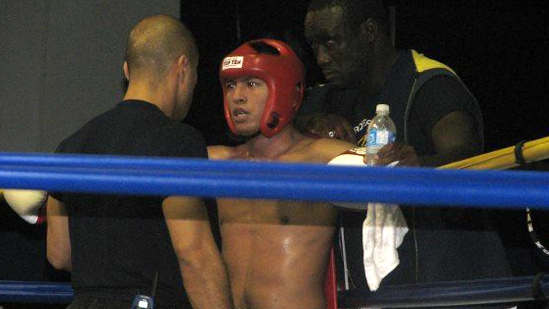 Image of Marc competing in amateur Boxing