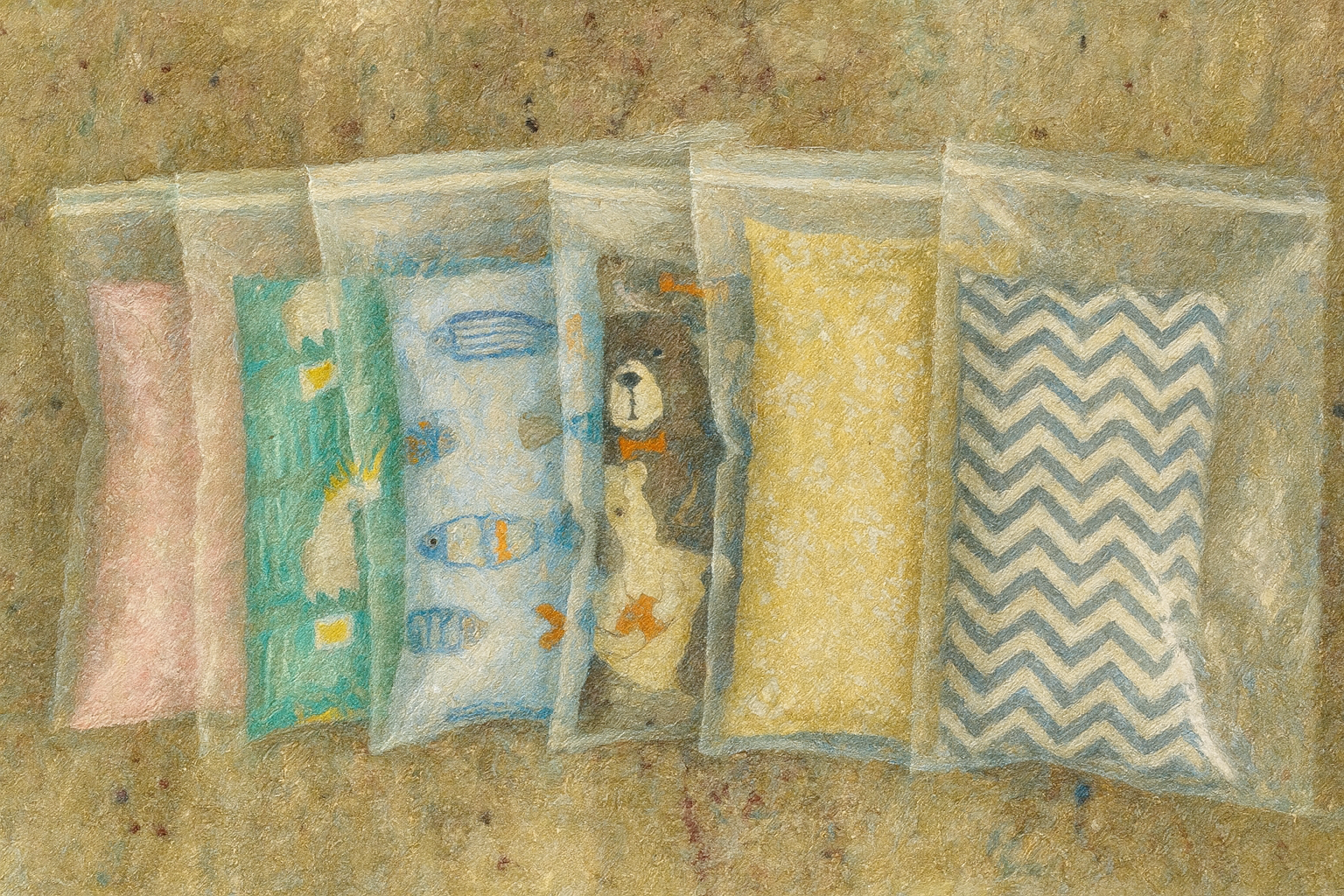 Therapeutic Handsewn Bag - Random Cloth Pattern