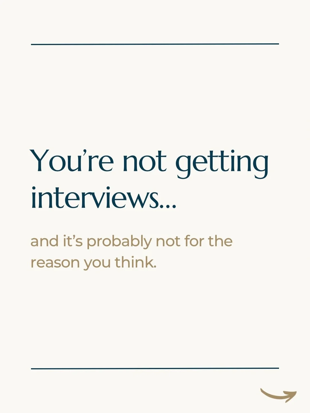 If you&rsquo;ve been applying and hearing nothing back&hellip;
this is probably why.

It&rsquo;s not &ldquo;the market.&rdquo;
It&rsquo;s not the ATS.

Most people don&rsquo;t have an experience problem.

They have a signal problem.

Same background&