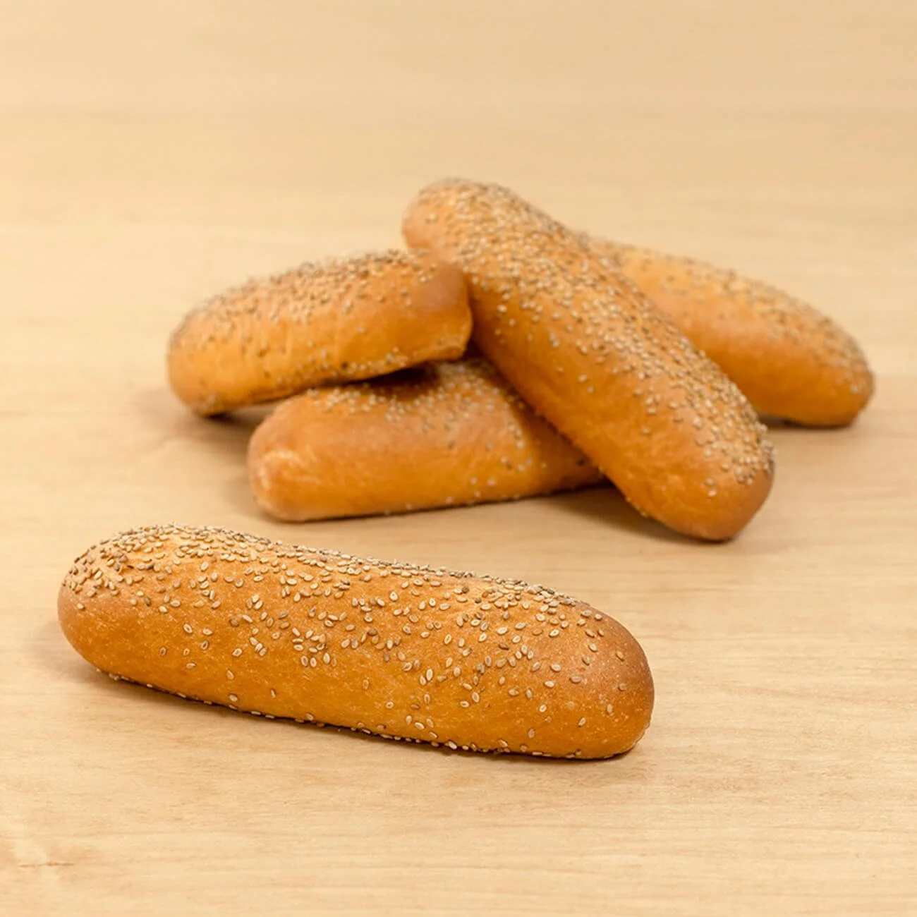 Pain de Mie – Sesame Hot Dog Bun