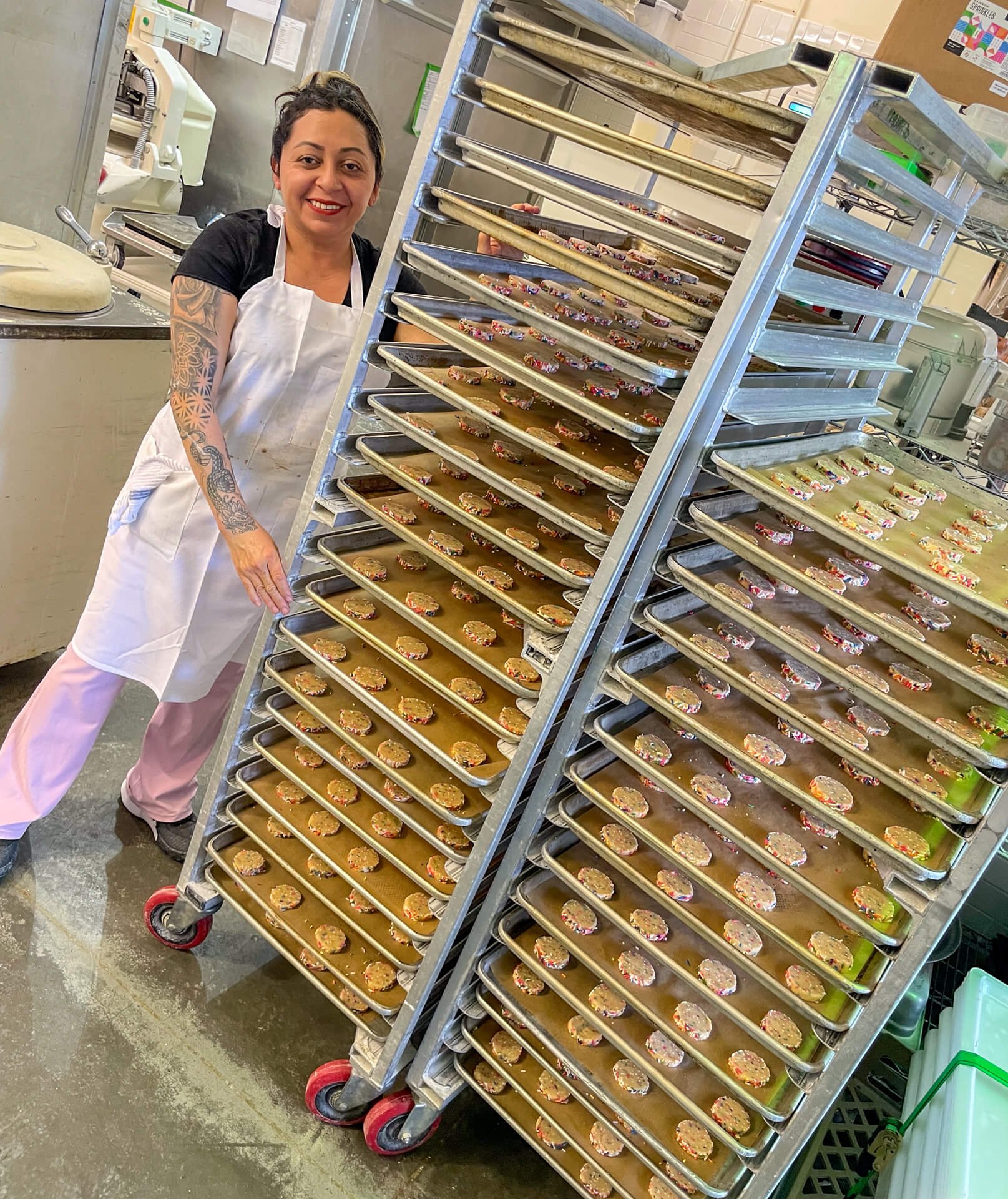 Adela with Sprinkle Cookies.jpg