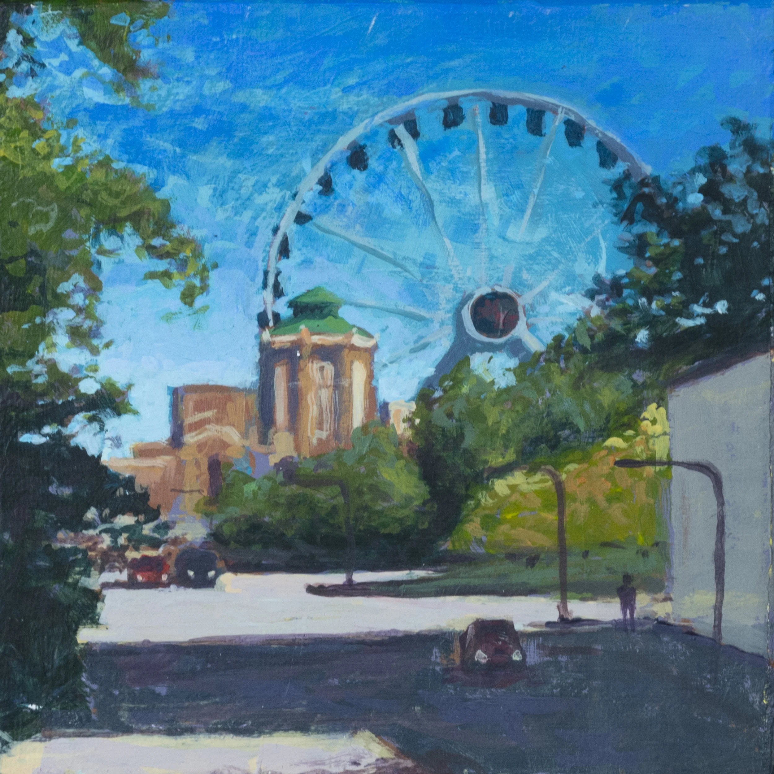 Navy by the Pier - Acrylic on Canvas