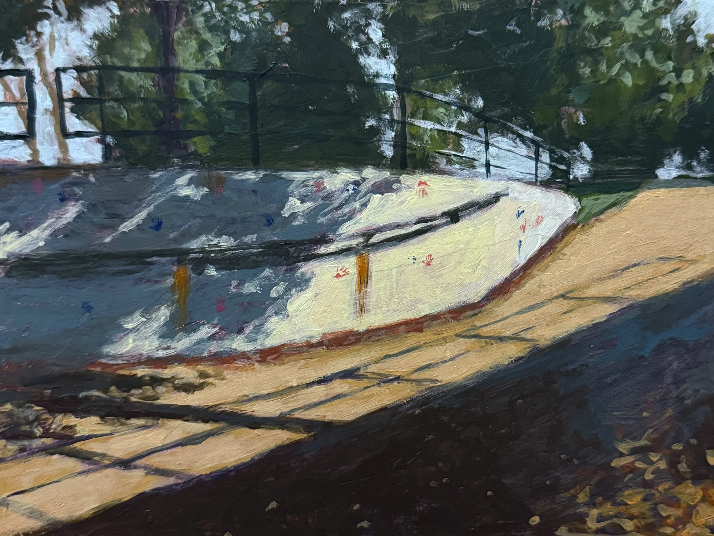 Belmont Hand Prints - Acrylic on Canvas