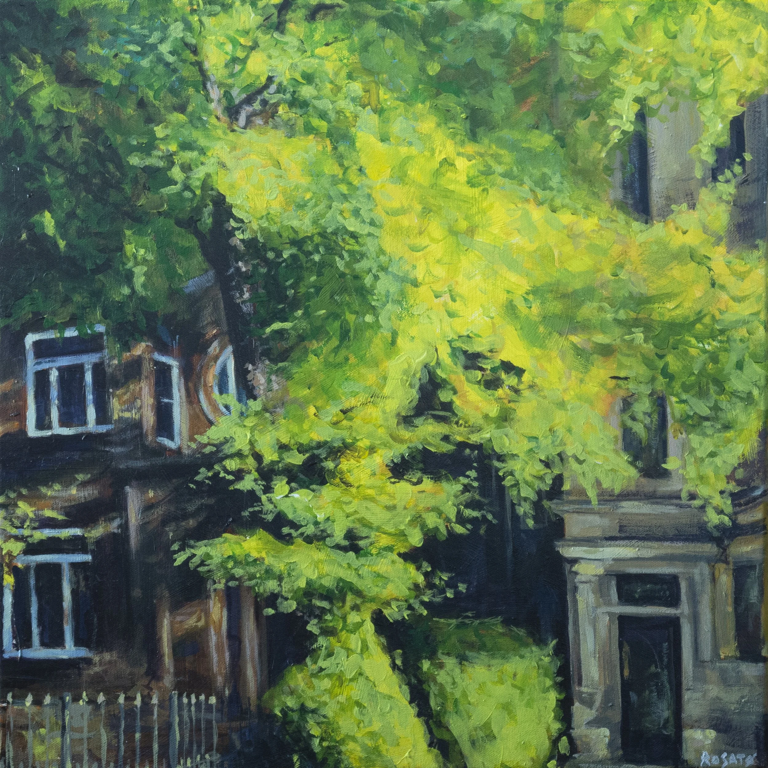 Summer Streets - Acrylic on Canvas