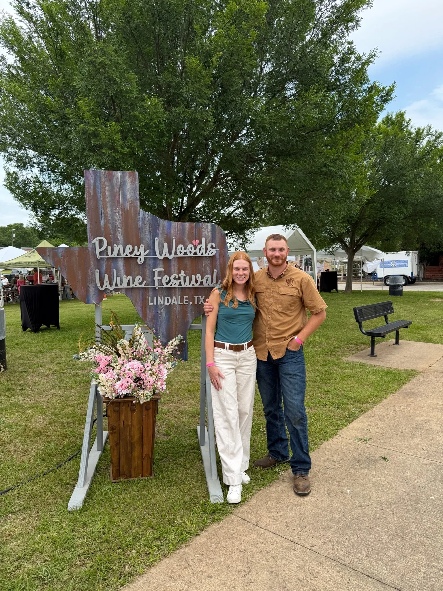 Sydney and Mason at Piney Woods Wine Festival