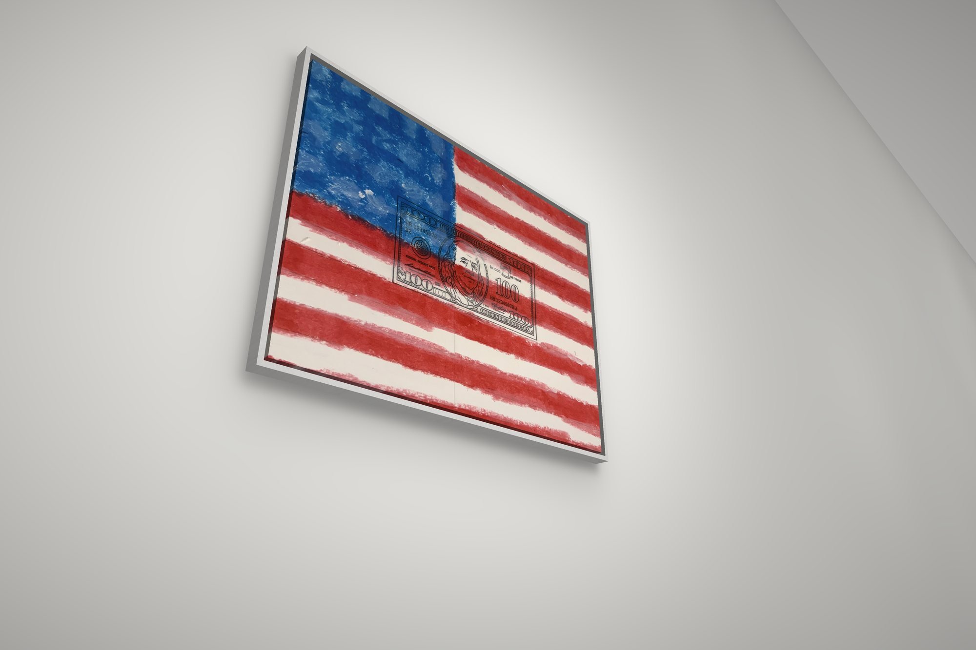 U$A (41x31 in)