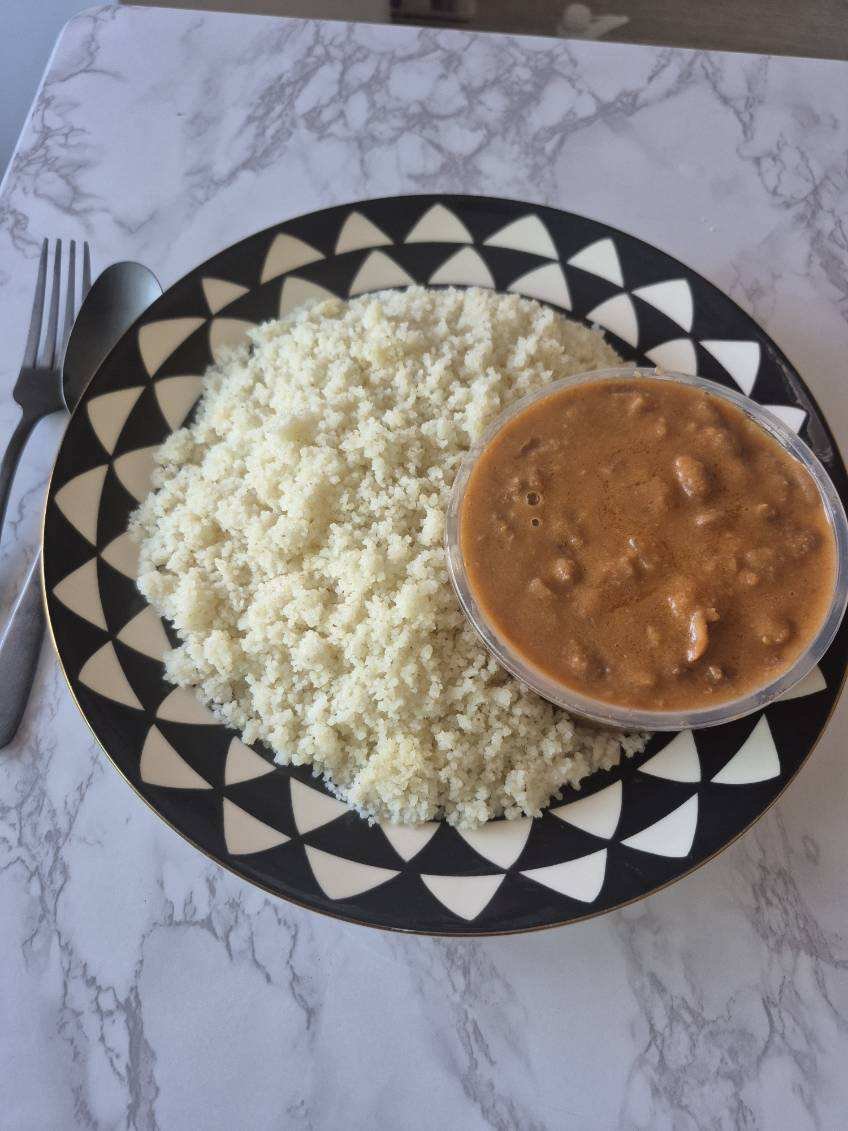 Couscous with Pinto Beans