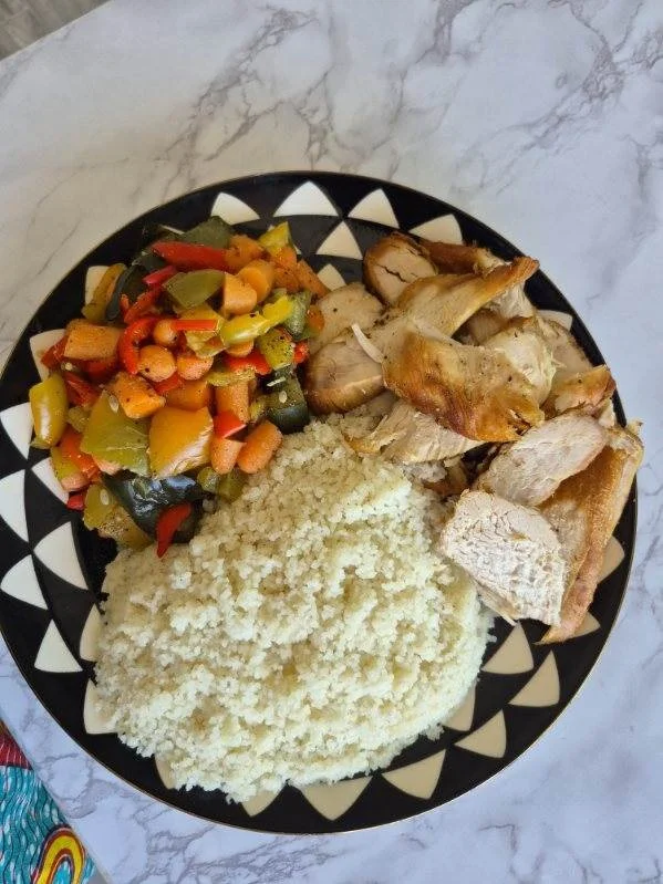 Couscous with Vegetables & Tender Chicken