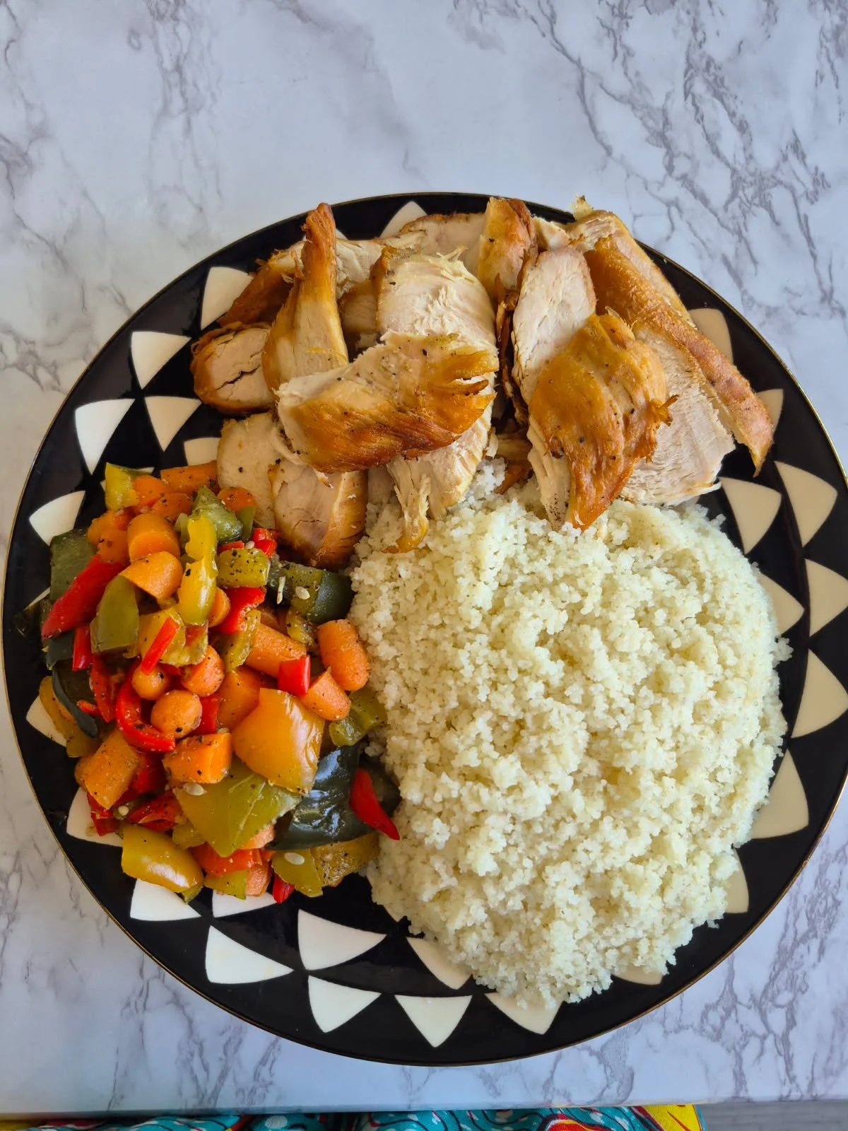 Couscous with Vegetables & Tender Chicken