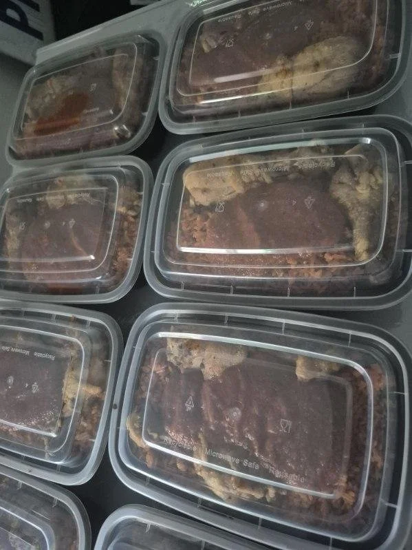 Jollof Rice with Fish or Chicken